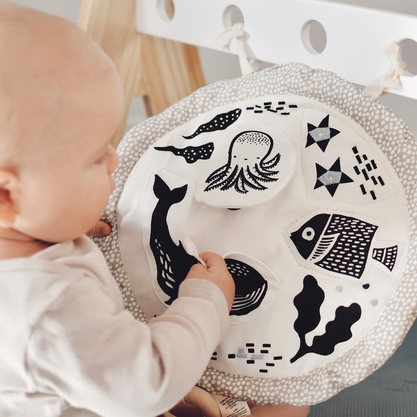 Organic Activity Pad - Ocean - Chickadees Wooden Toys
