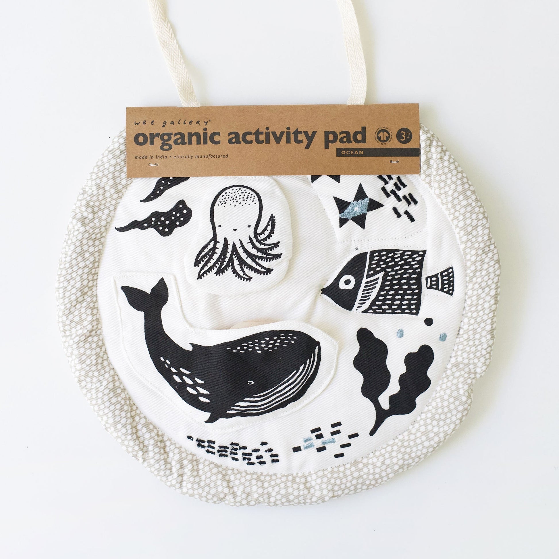Organic Activity Pad - Ocean - Chickadees Wooden Toys