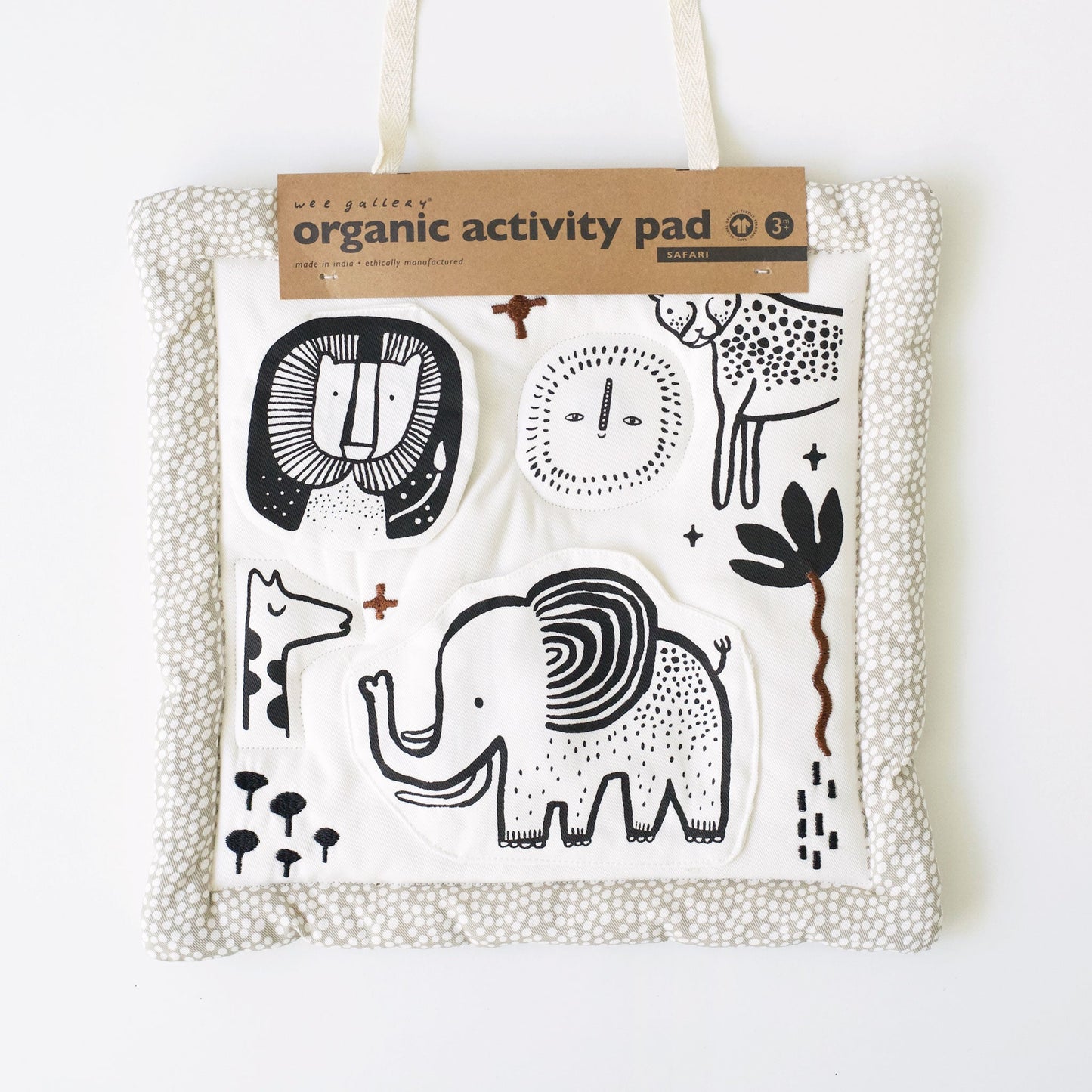 Organic Activity Pad - Safari - Chickadees Wooden Toys