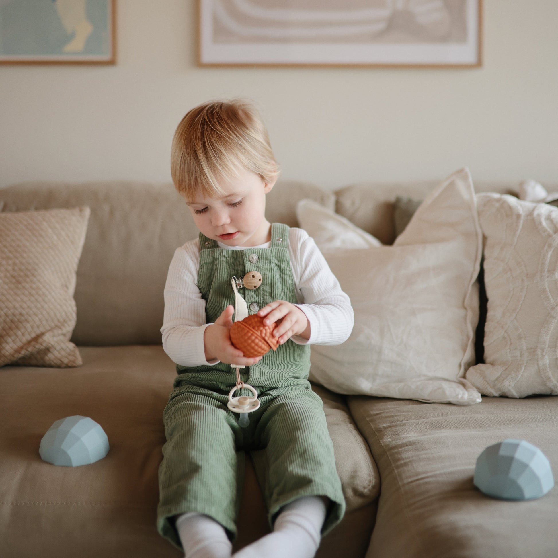 Nesting Spheres Sensory Toy - Chickadees Wooden Toys