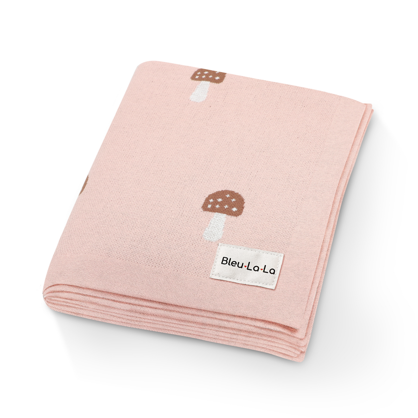Luxury Knit Mushroom Swaddle Baby Blanket - Chickadees Wooden Toys