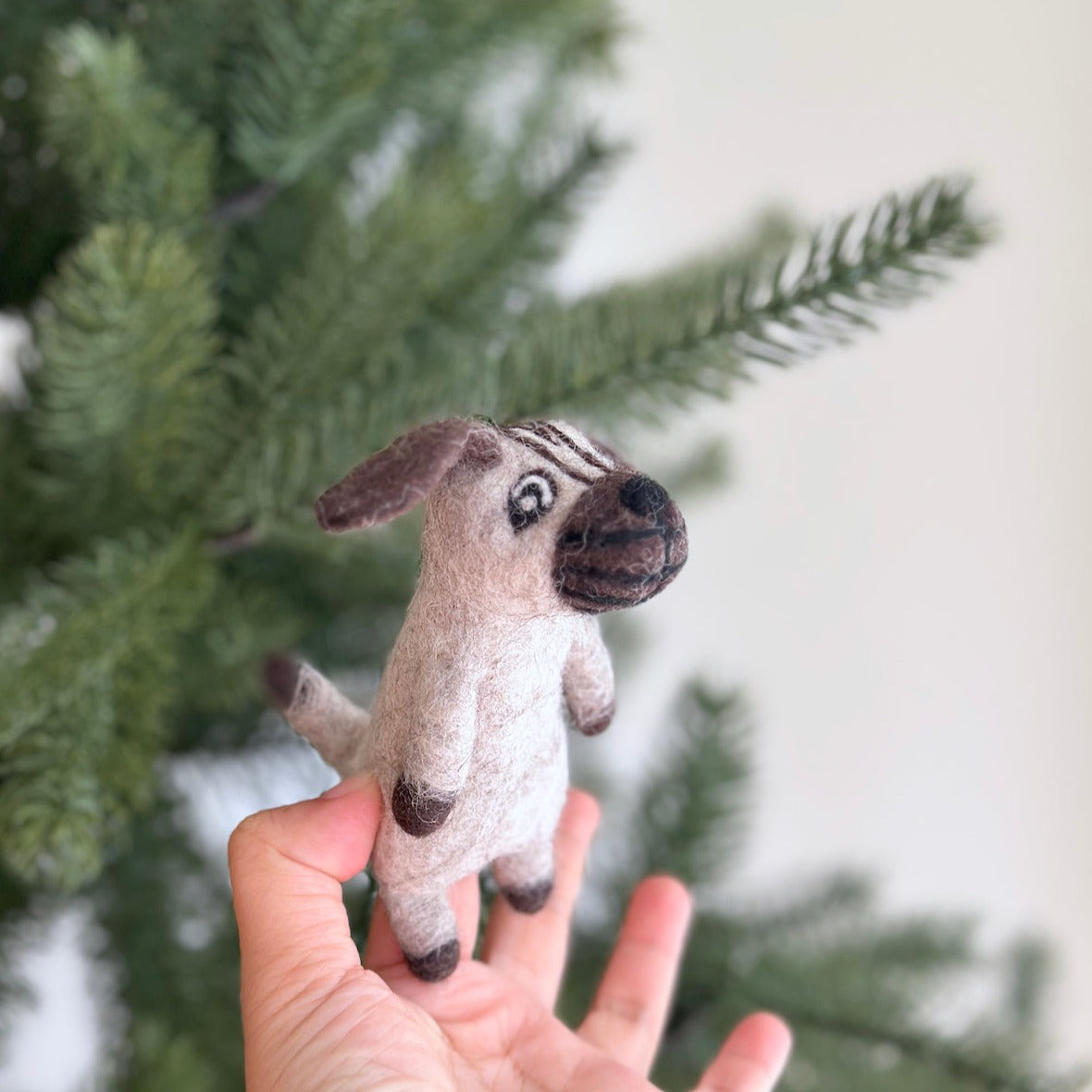 Pug Finger Puppet - Chickadees Wooden Toys