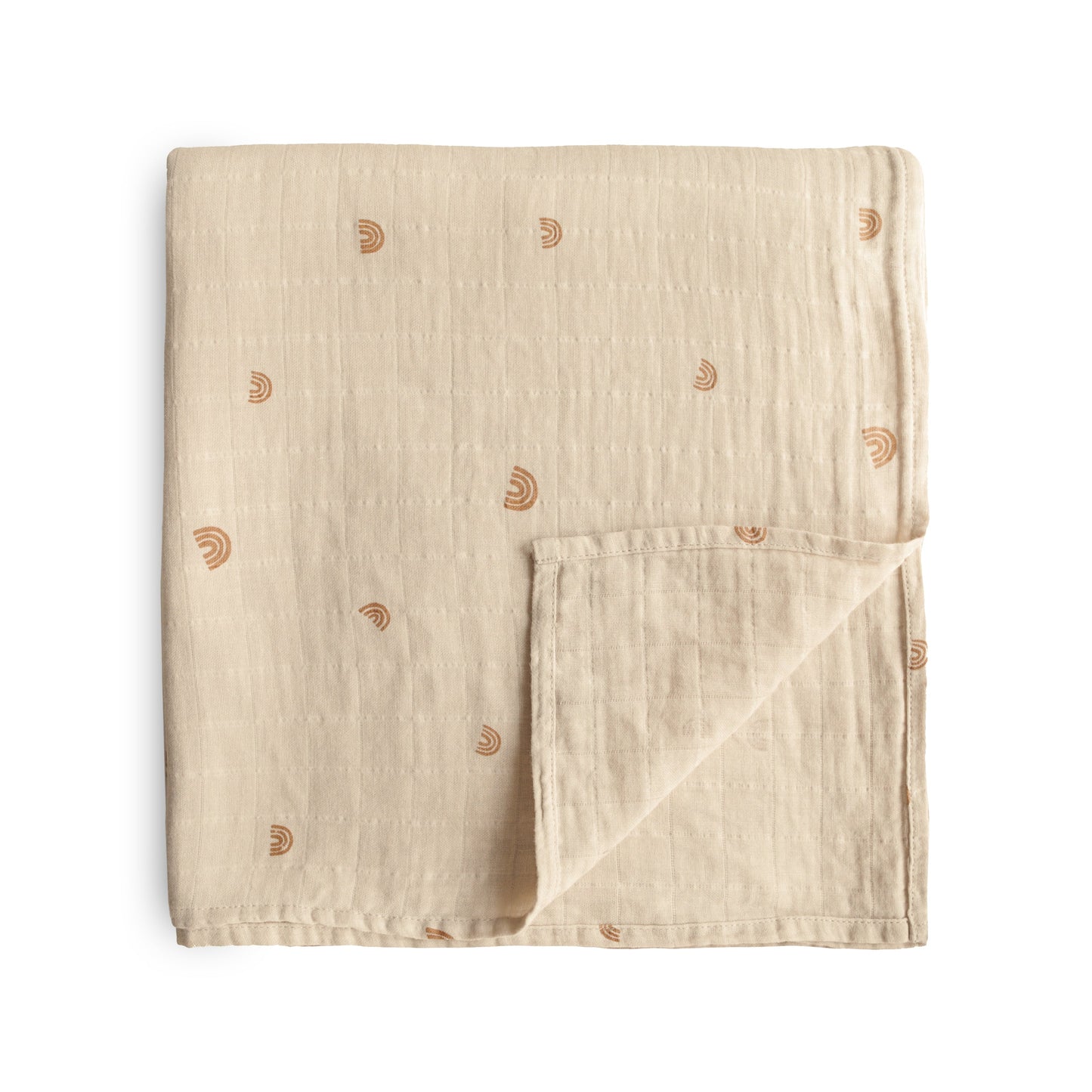 Organic Cotton Muslin Swaddle Blanket - Chickadees Wooden Toys