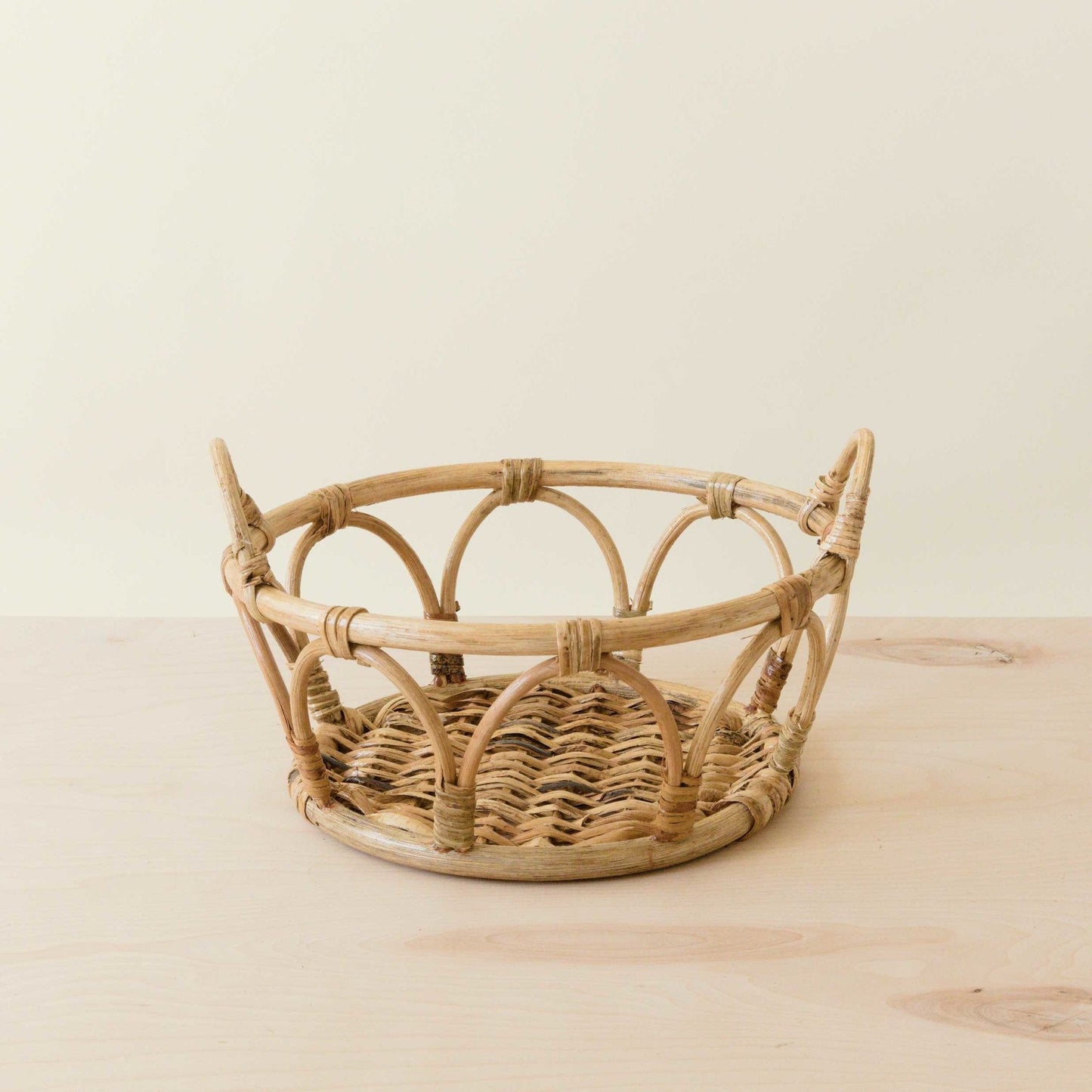 Rattan Fruit Basket - Wicker Table Basket set of 3 | LIKHÂ - Chickadees Wooden Toys
