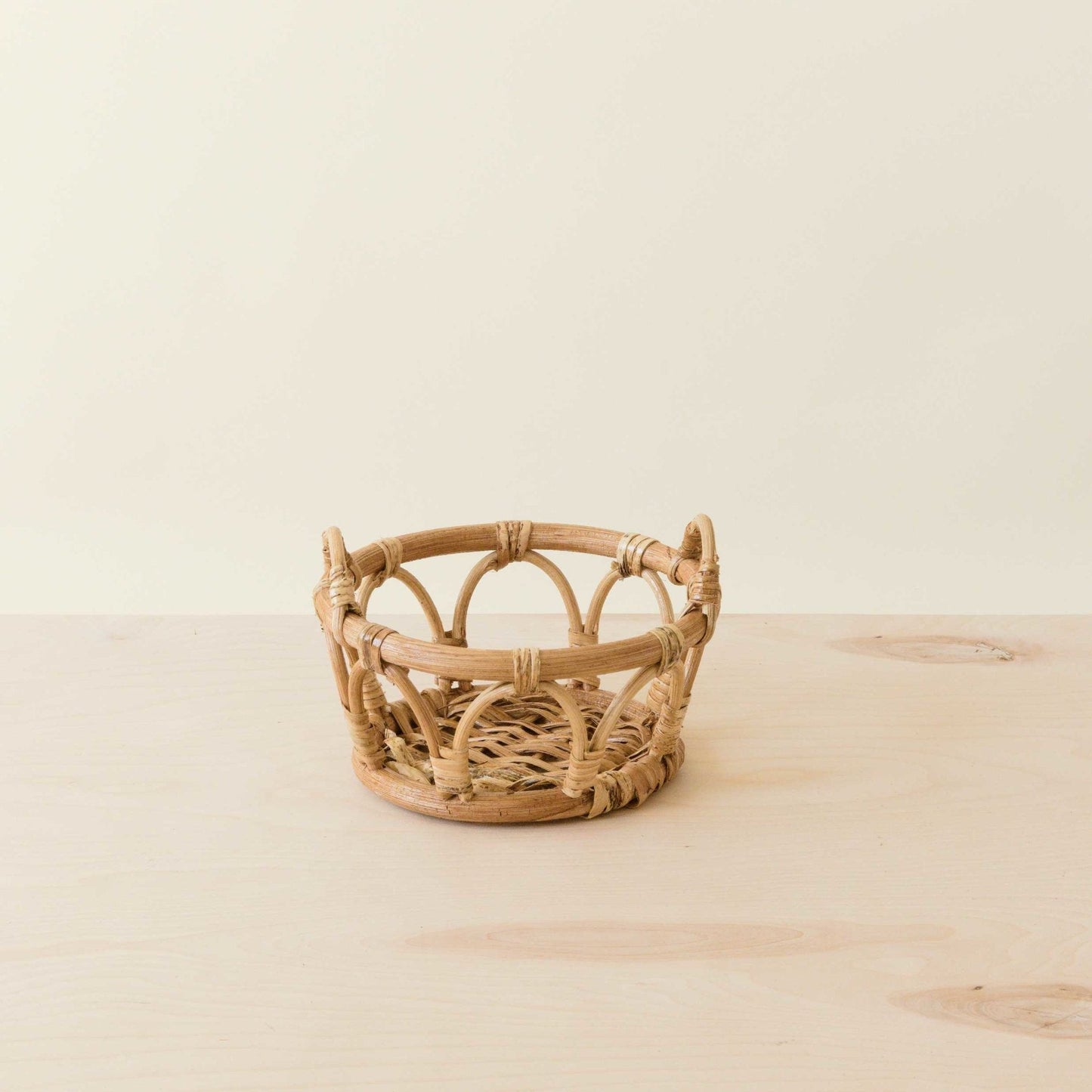 Rattan Fruit Basket - Wicker Table Basket set of 3 | LIKHÂ - Chickadees Wooden Toys
