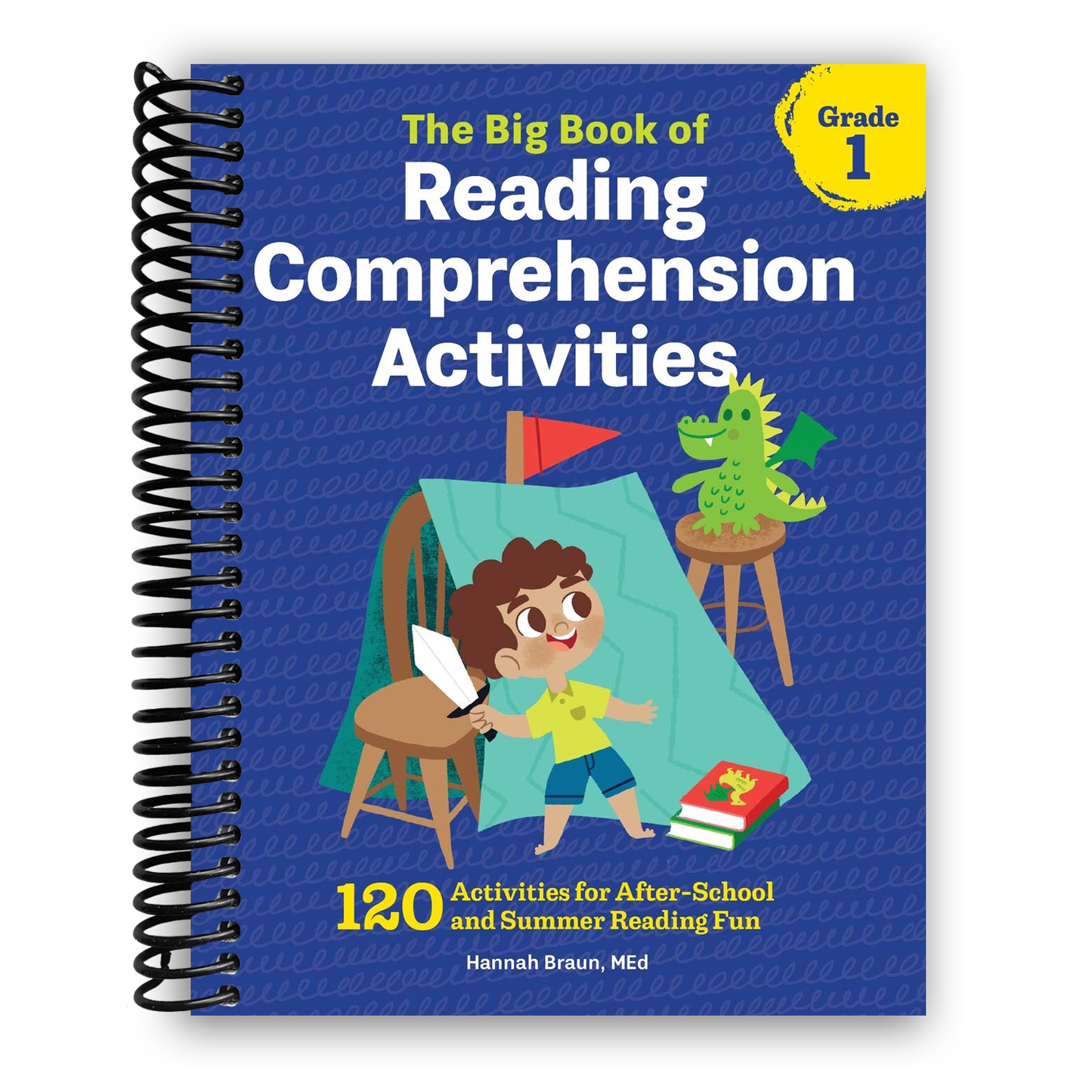 The Big Book of Reading Comprehension Activities, Grade 1 (Spiral Bound) - Chickadees Wooden Toys