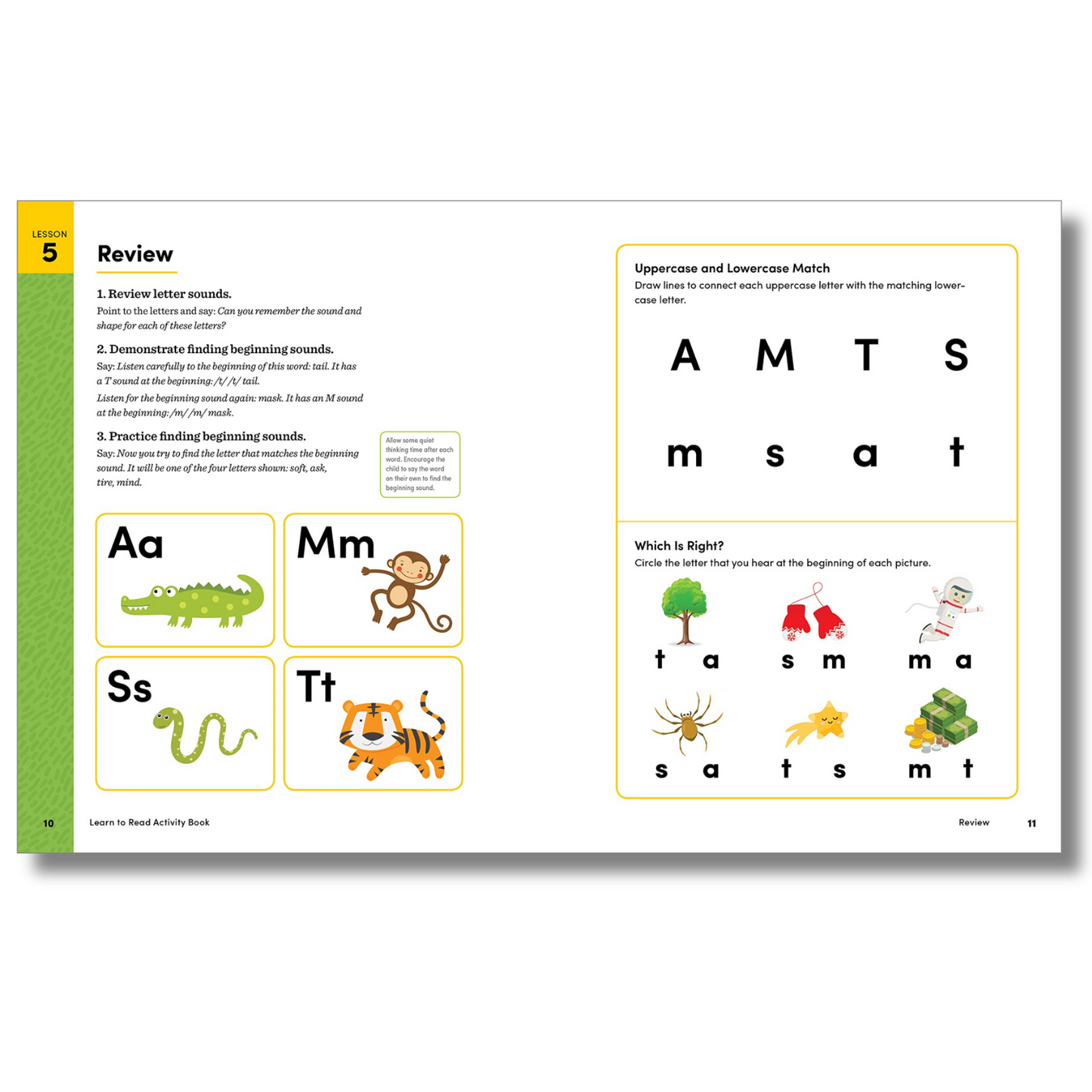 Learn to Read Activity Book: 101 Fun Phonics Lessons to Teach Your Child to Read (Phonics Makes Readers) - Chickadees Wooden Toys