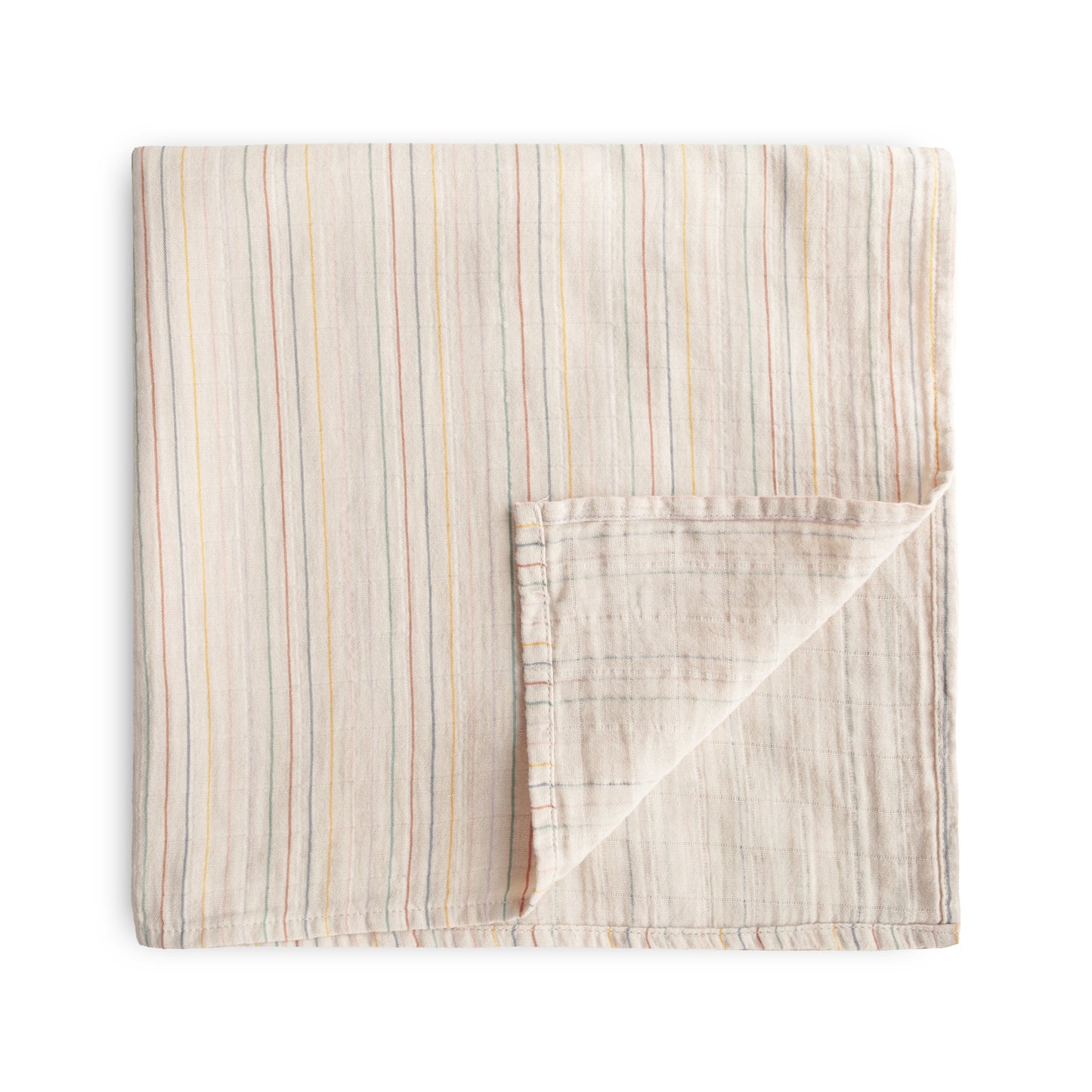 Organic Cotton Muslin Swaddle Blanket - Chickadees Wooden Toys