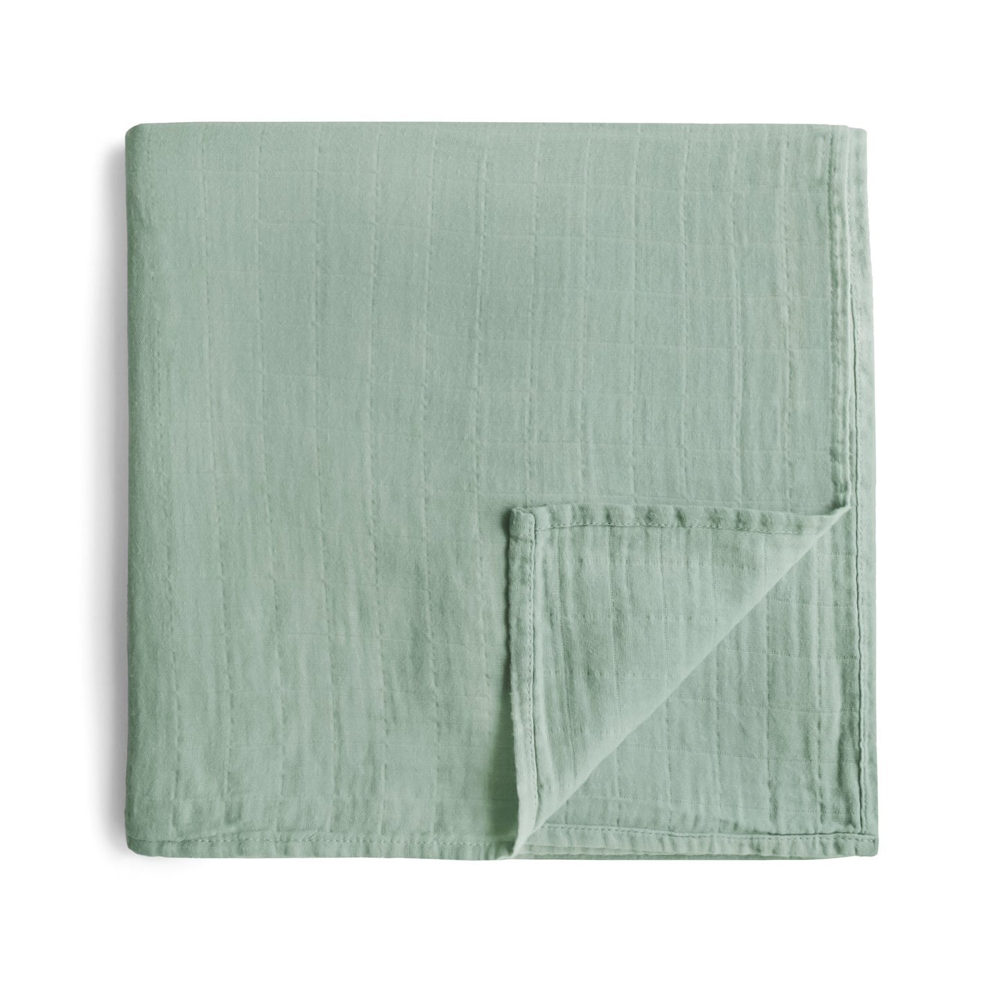 Organic Cotton Muslin Swaddle Blanket - Chickadees Wooden Toys