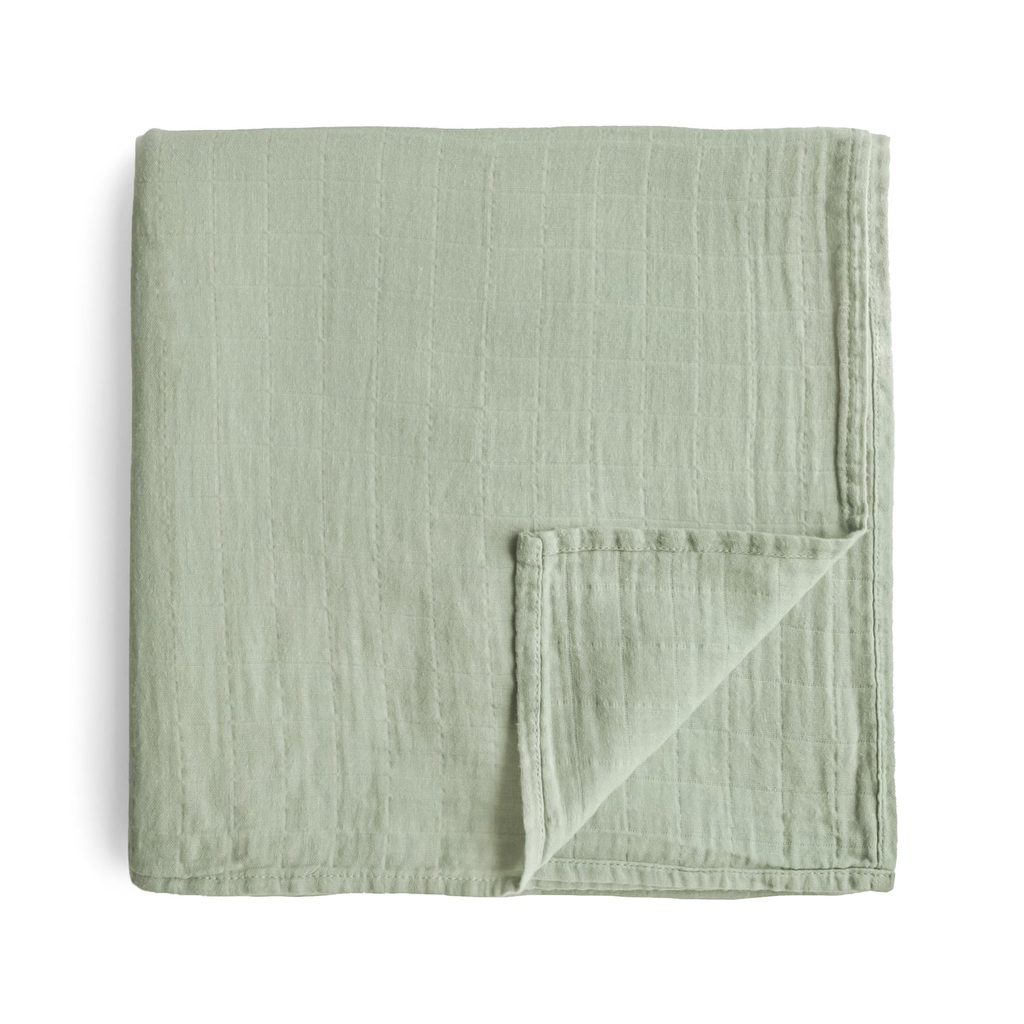 Organic Cotton Muslin Swaddle Blanket - Chickadees Wooden Toys