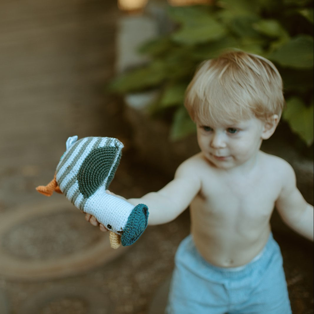 Seagull Rattle - Chickadees Wooden Toys