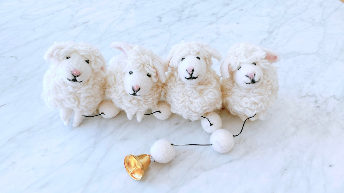 Sheep Garland - Chickadees Wooden Toys