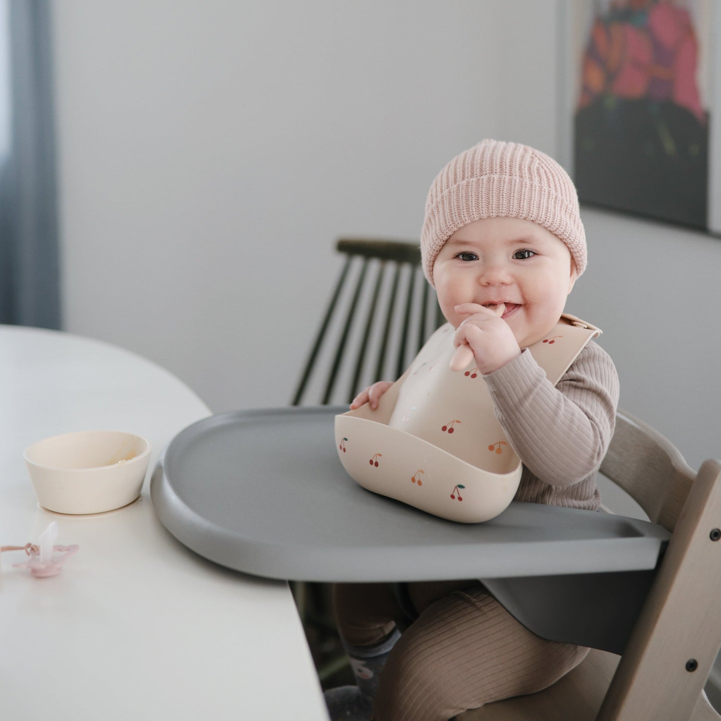 Chunky Knit Beanie - Chickadees Wooden Toys