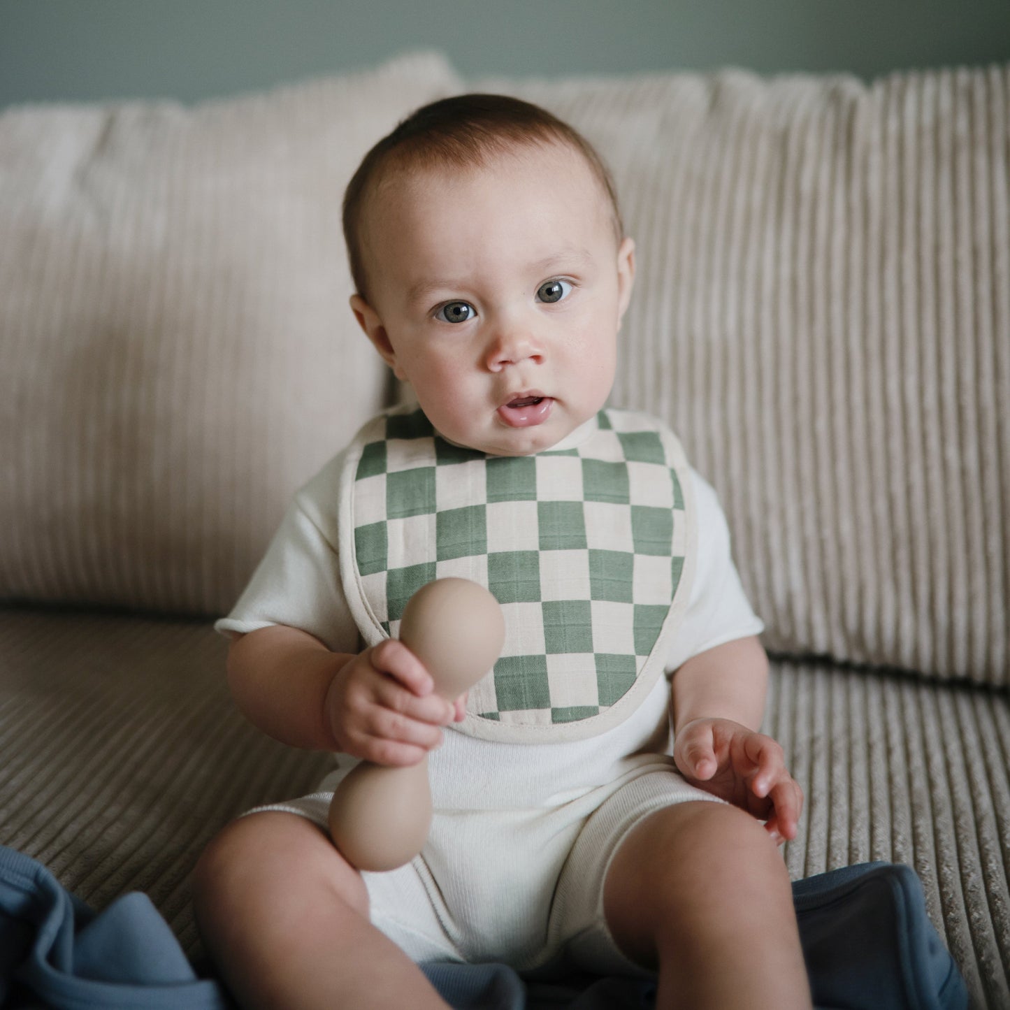 Muslin Bib - Chickadees Wooden Toys