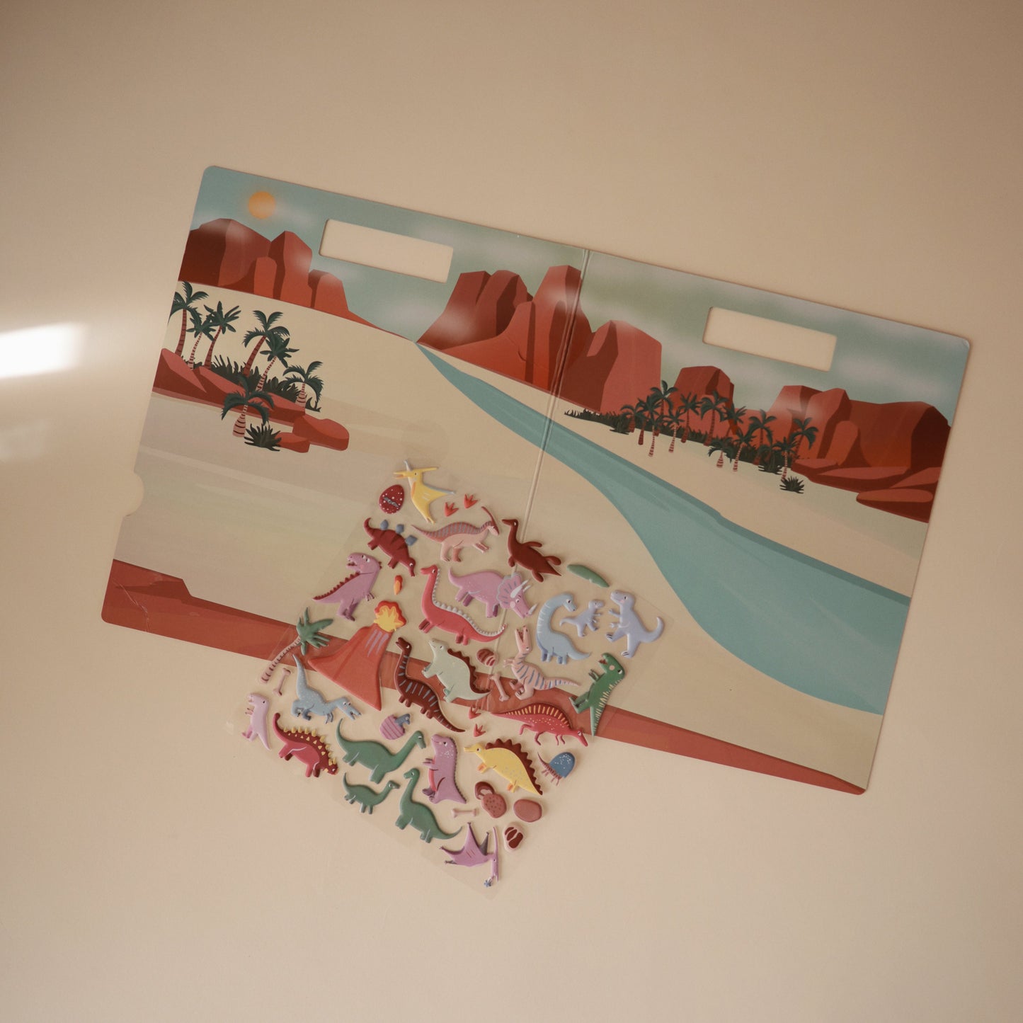 Reusable Dino Sticker Set - Chickadees Wooden Toys