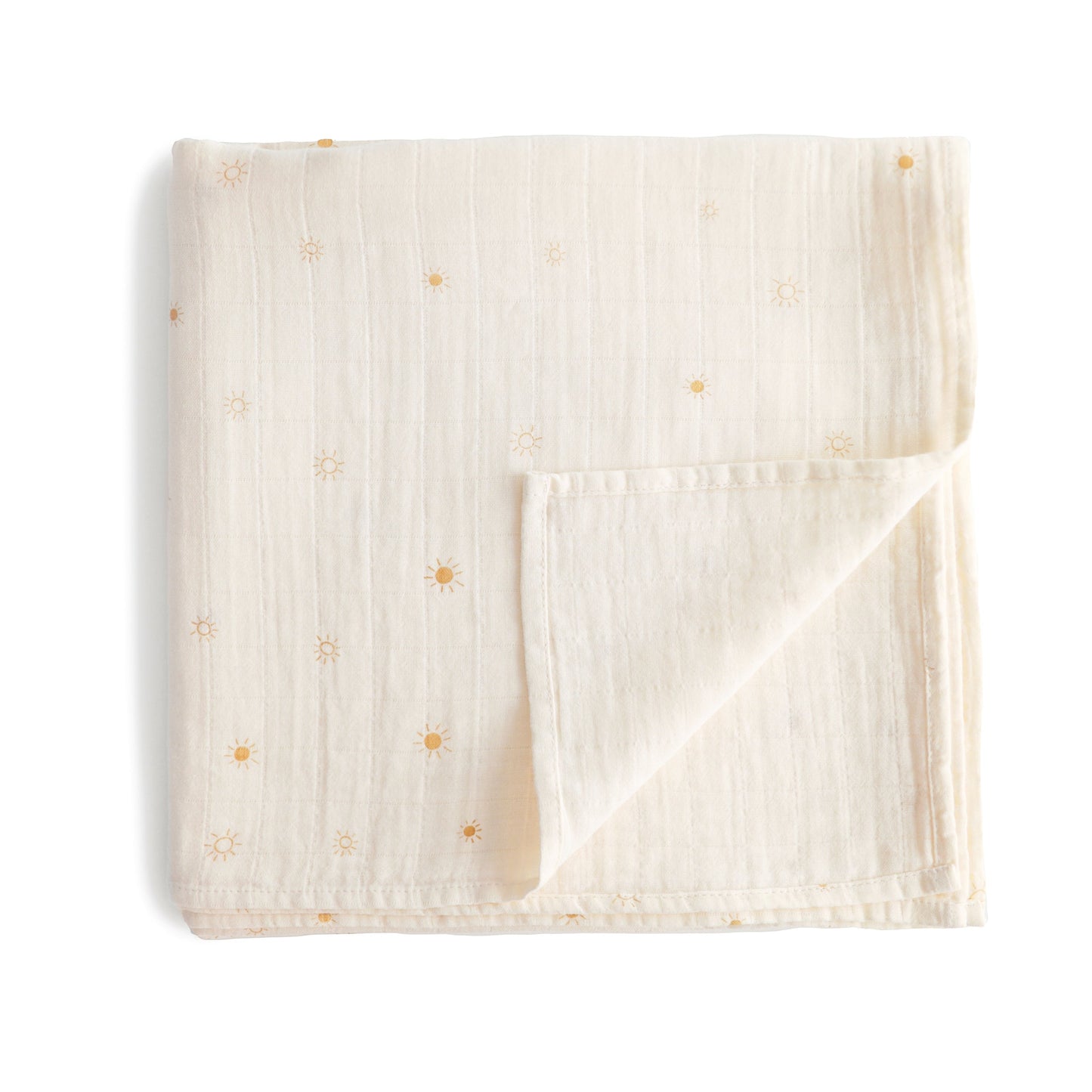 Organic Cotton Muslin Swaddle Blanket - Chickadees Wooden Toys