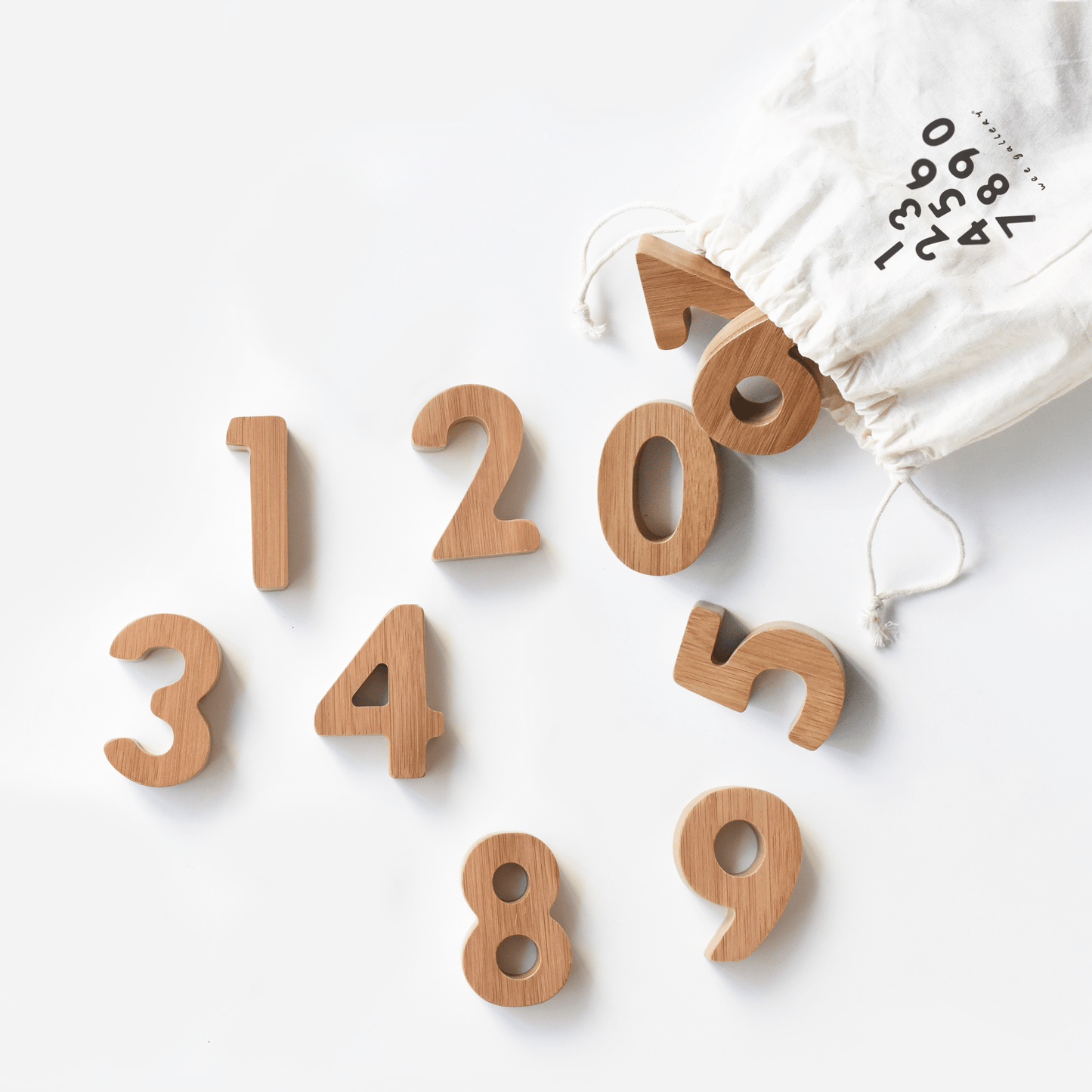 Bamboo Numbers - Chickadees Wooden Toys