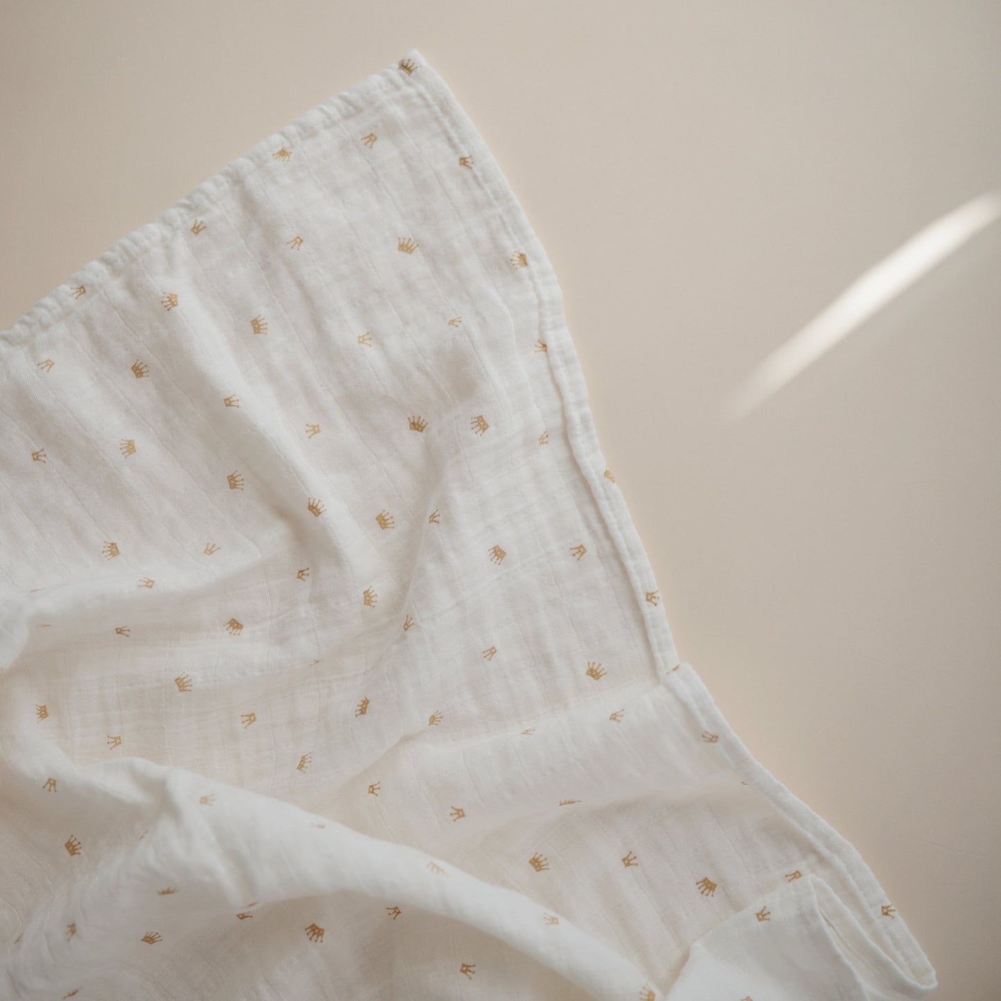 Organic Cotton Muslin Swaddle Blanket - Chickadees Wooden Toys