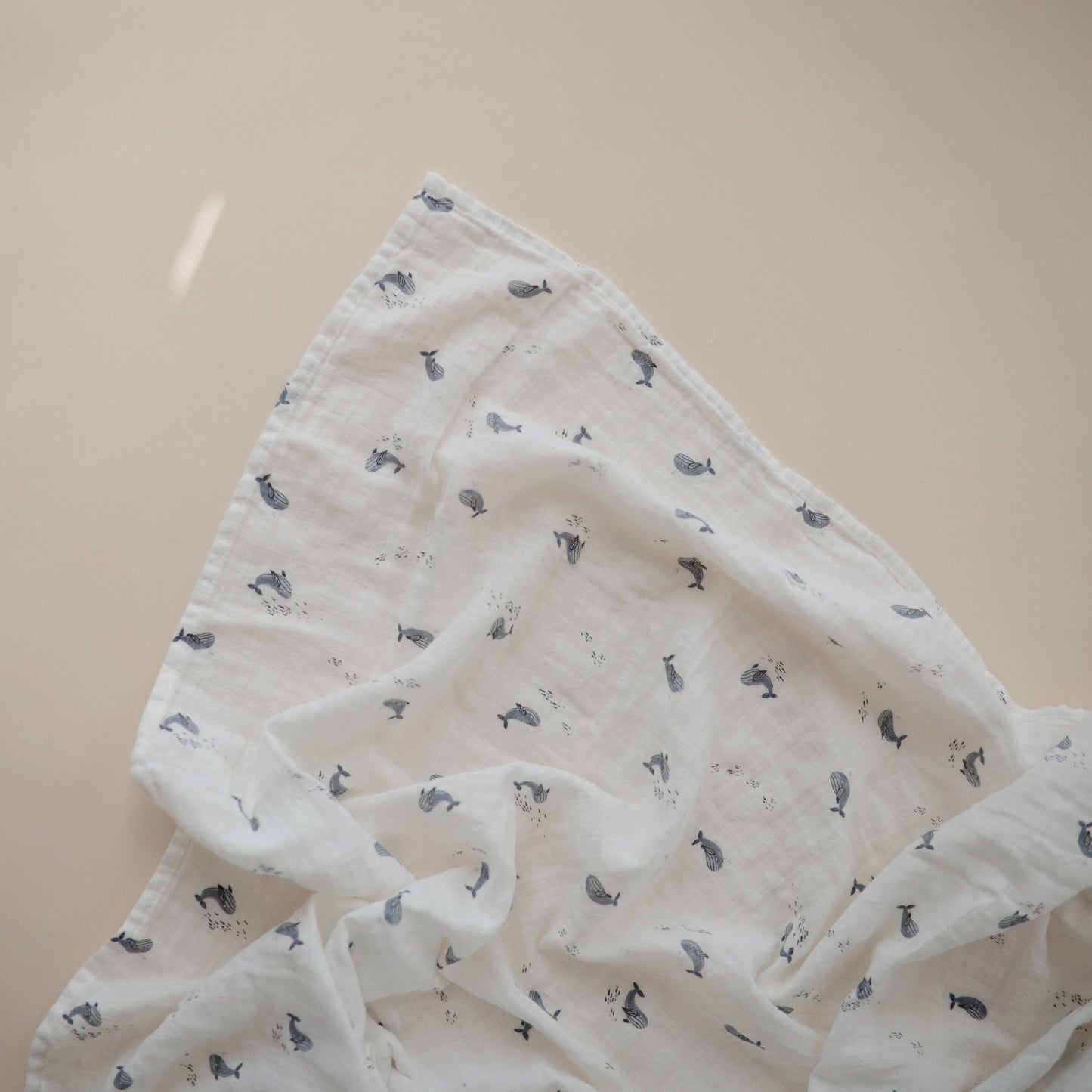 Organic Cotton Muslin Swaddle Blanket - Chickadees Wooden Toys