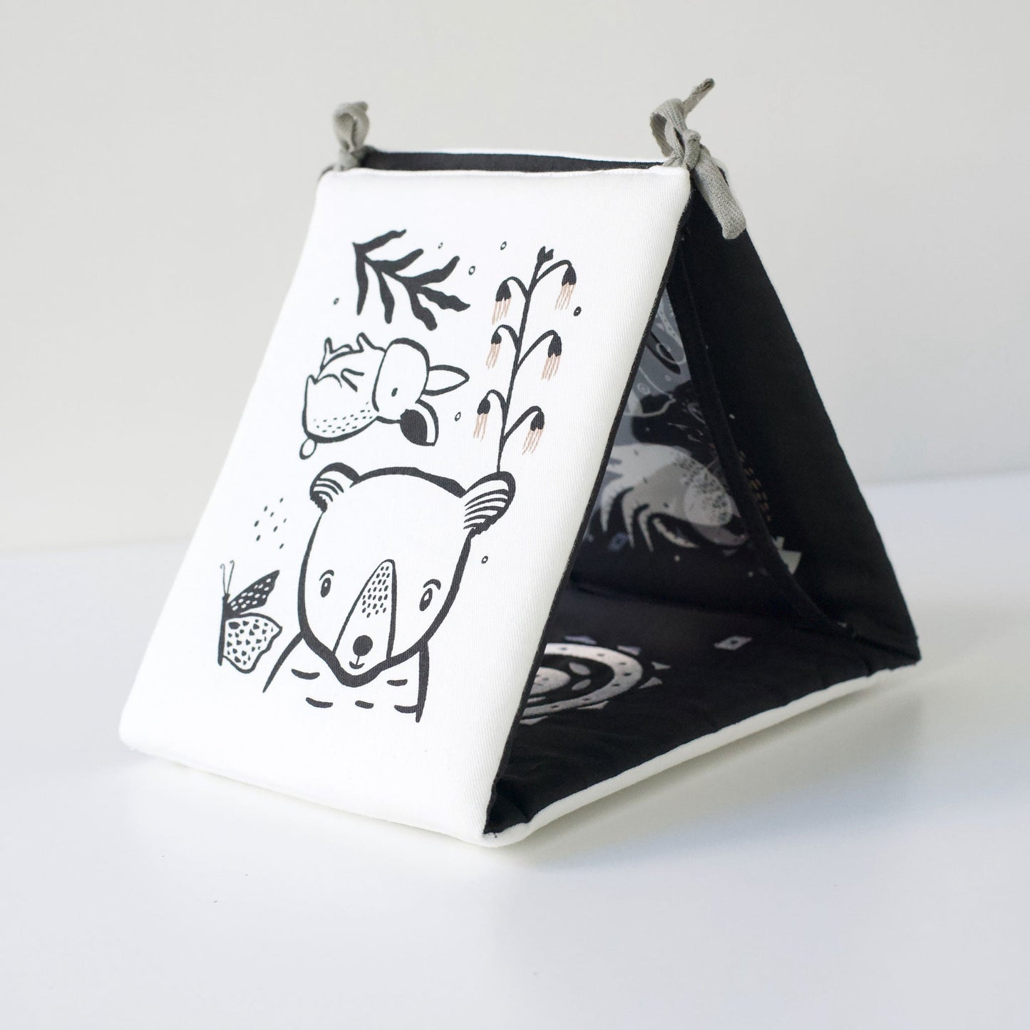 Baby Tummy Time Gallery with Mirror Bundle - Chickadees Wooden Toys