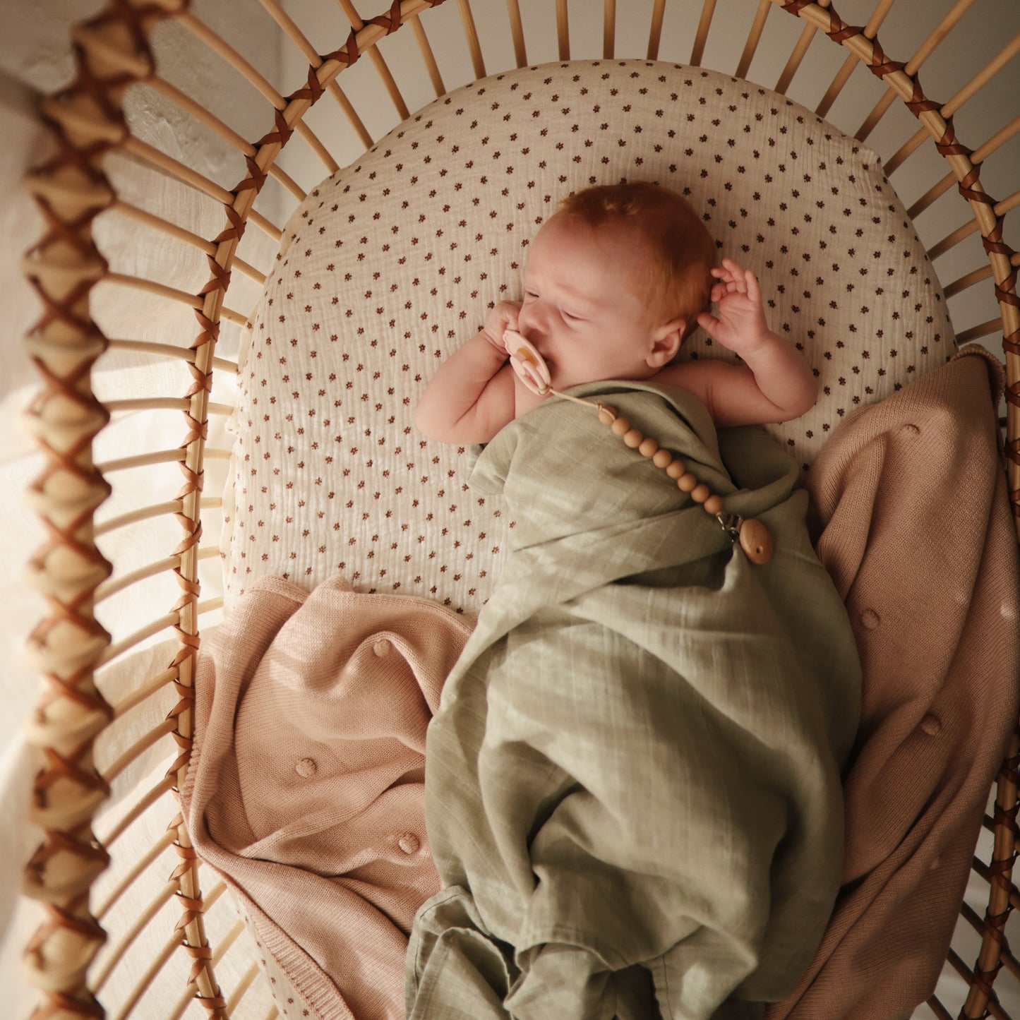 Extra Soft Bassinet Muslin Crib Sheet - Chickadees Wooden Toys