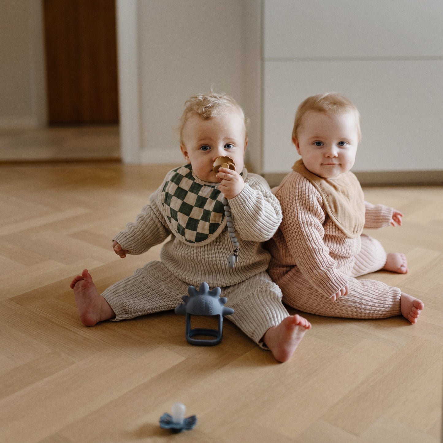 Muslin Bib - Chickadees Wooden Toys
