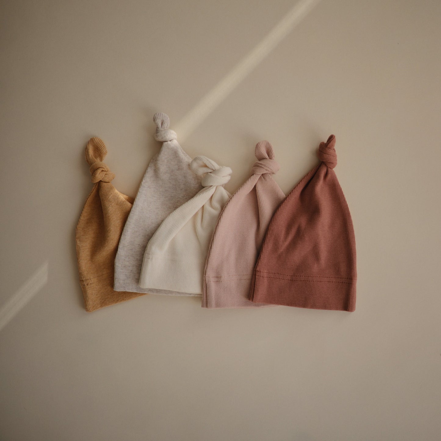 Ribbed Baby Beanie - Chickadees Wooden Toys