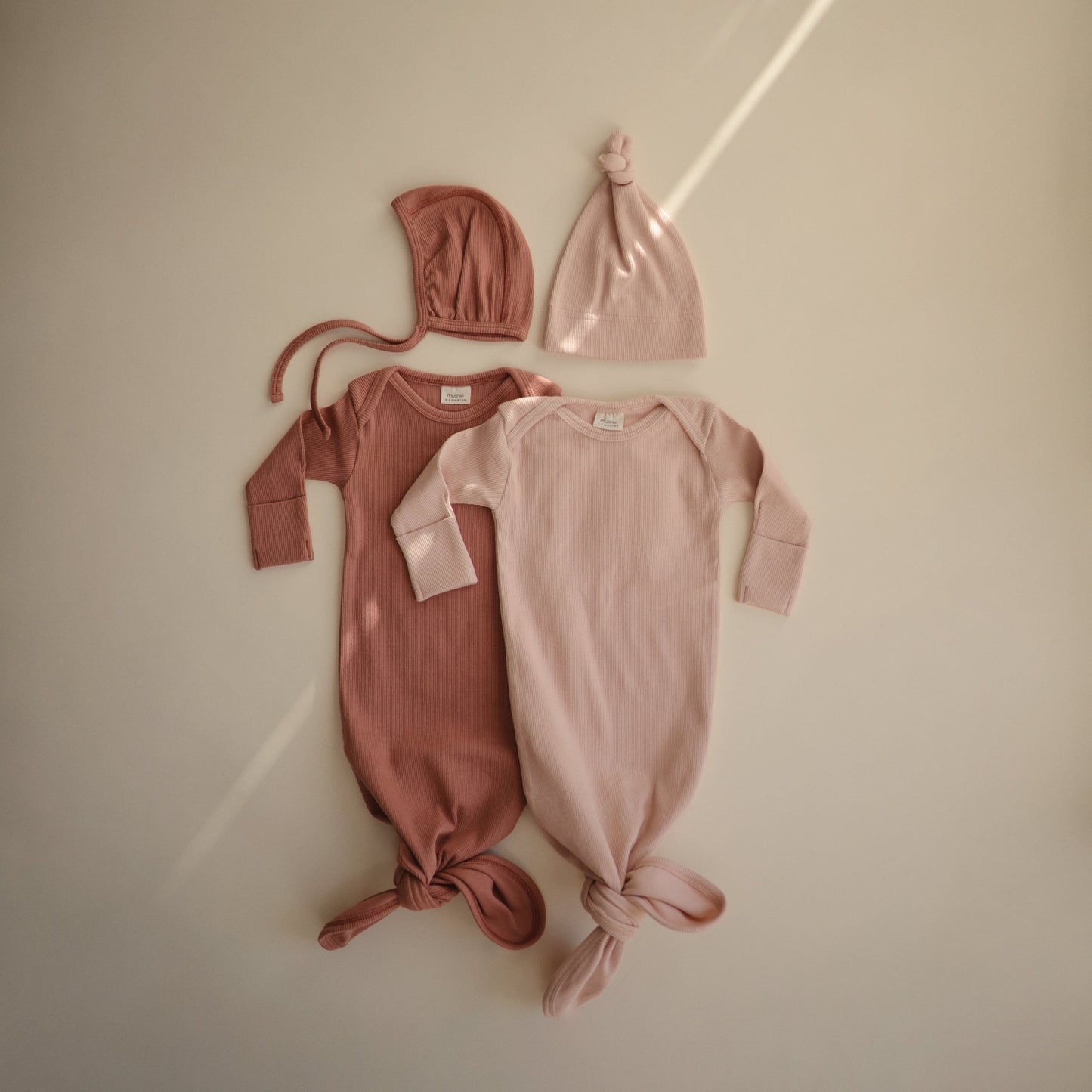 Ribbed Baby Beanie - Chickadees Wooden Toys
