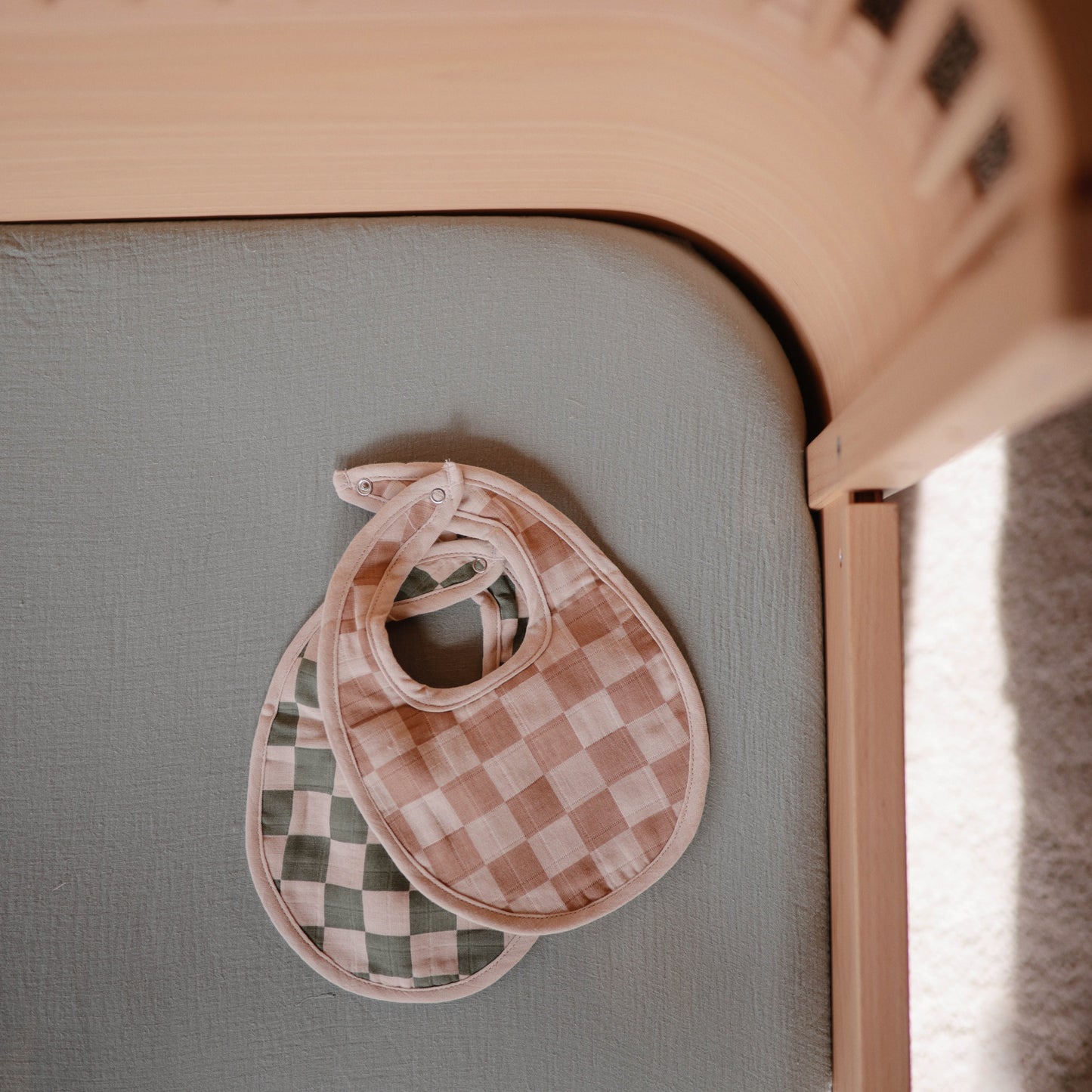 Muslin Bib - Chickadees Wooden Toys