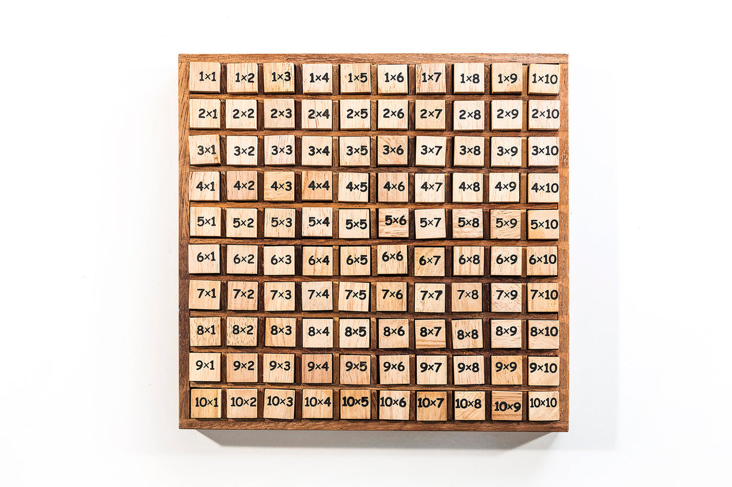 Multiplication Table - Hundred Board - Chickadees Wooden Toys