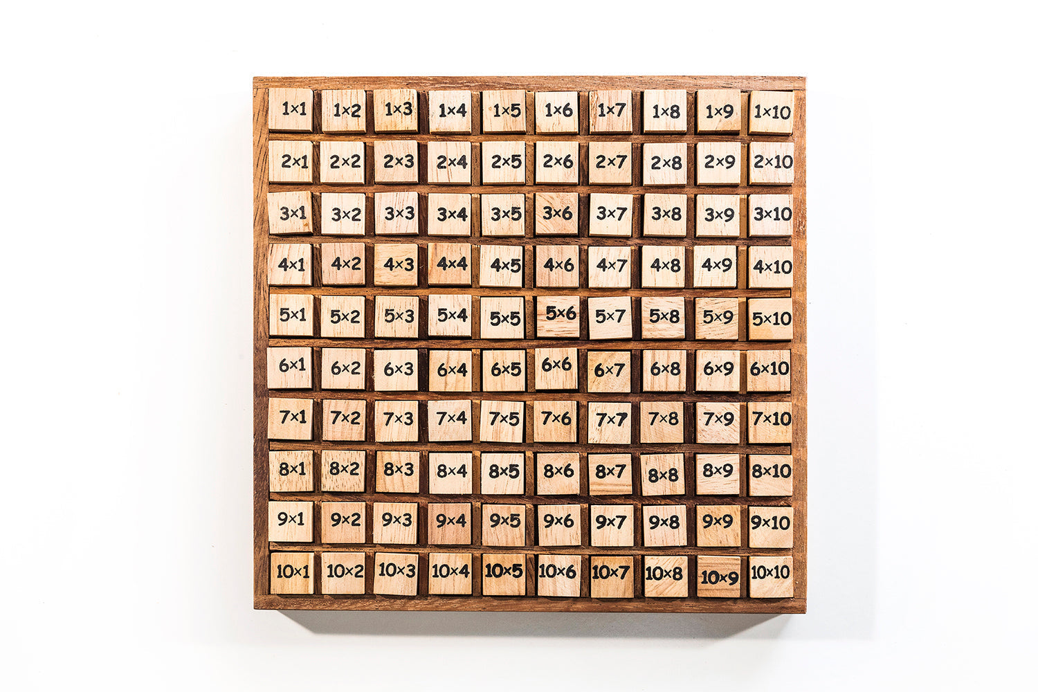 Multiplication Table - Hundred Board - Chickadees Wooden Toys