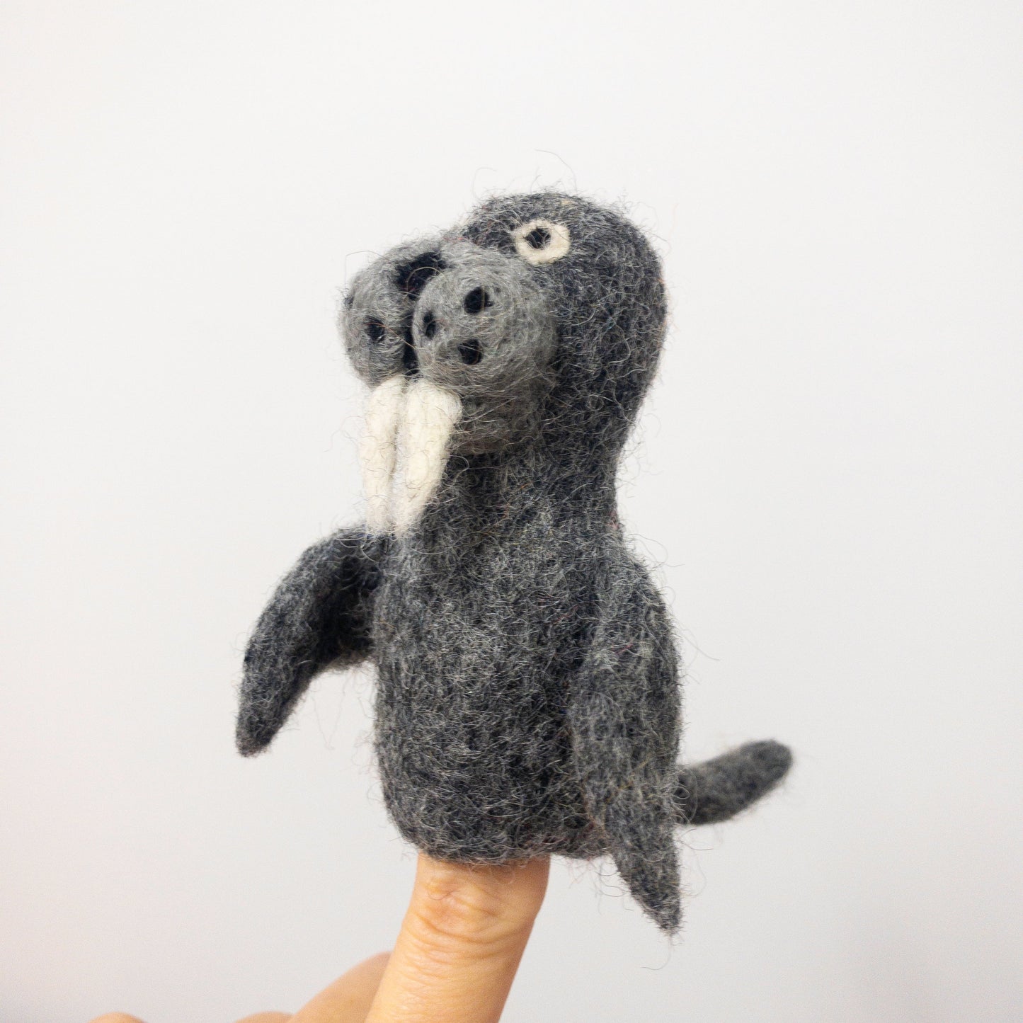 Walrus Finger Puppet - Chickadees Wooden Toys