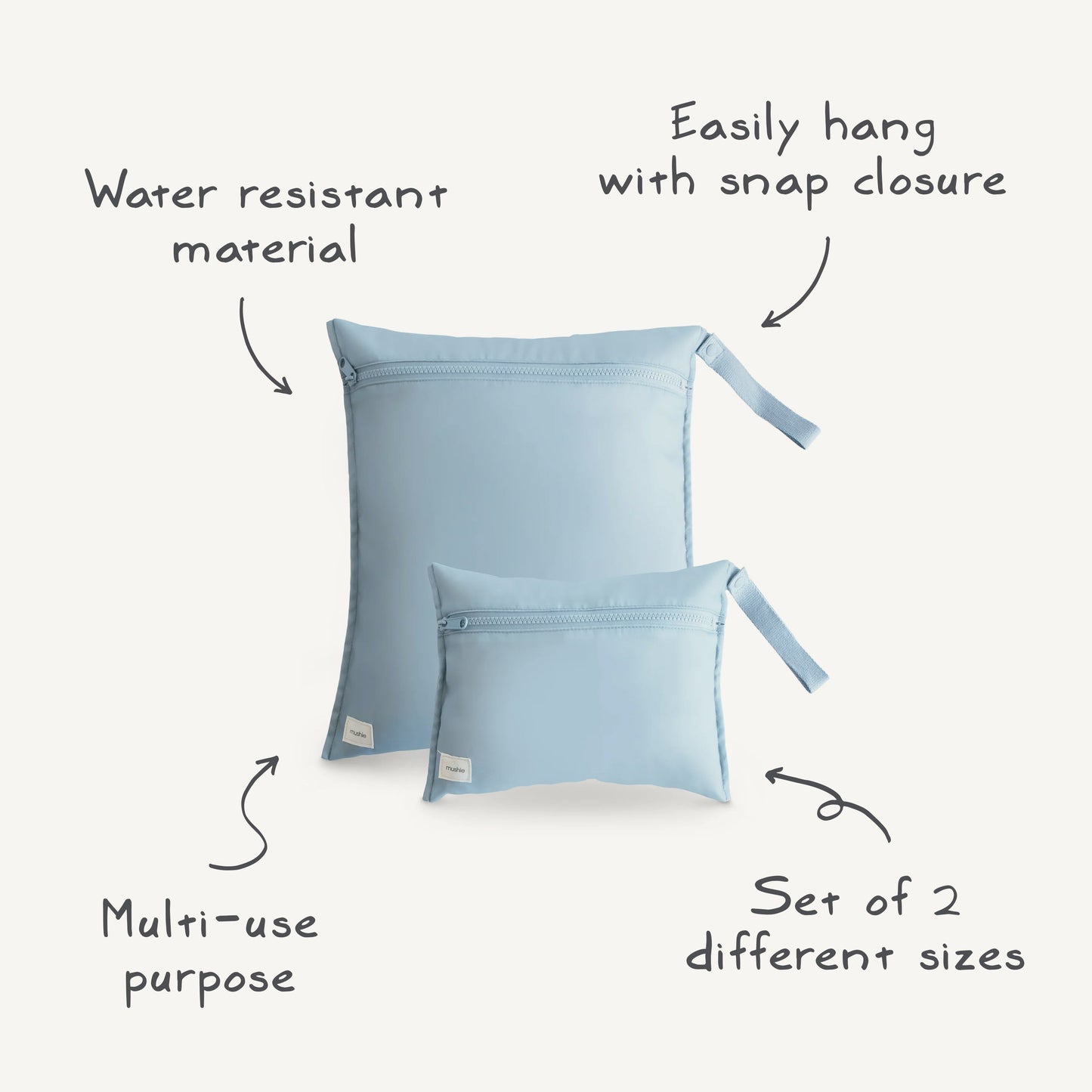Water Resistant Wet Bag - Chickadees Wooden Toys