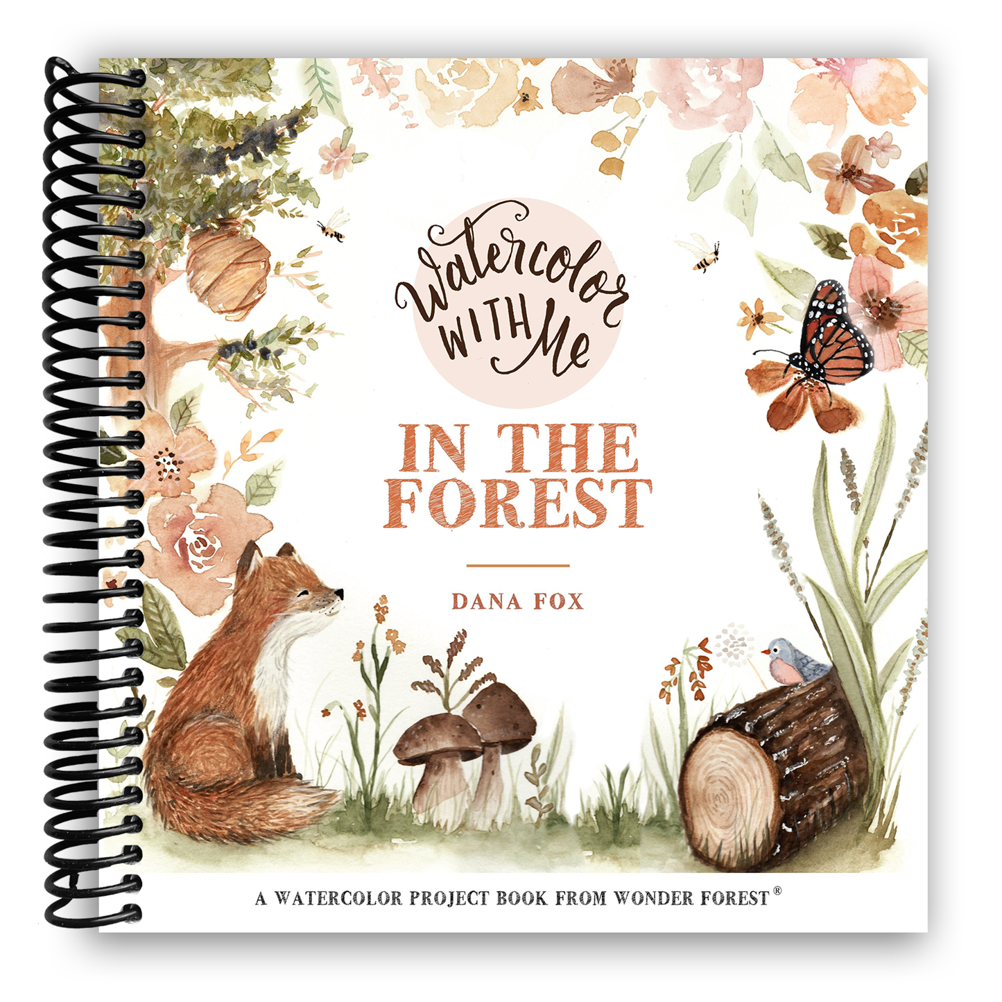 Watercolor With Me in the Forest (Spiral Bound) - Chickadees Wooden Toys