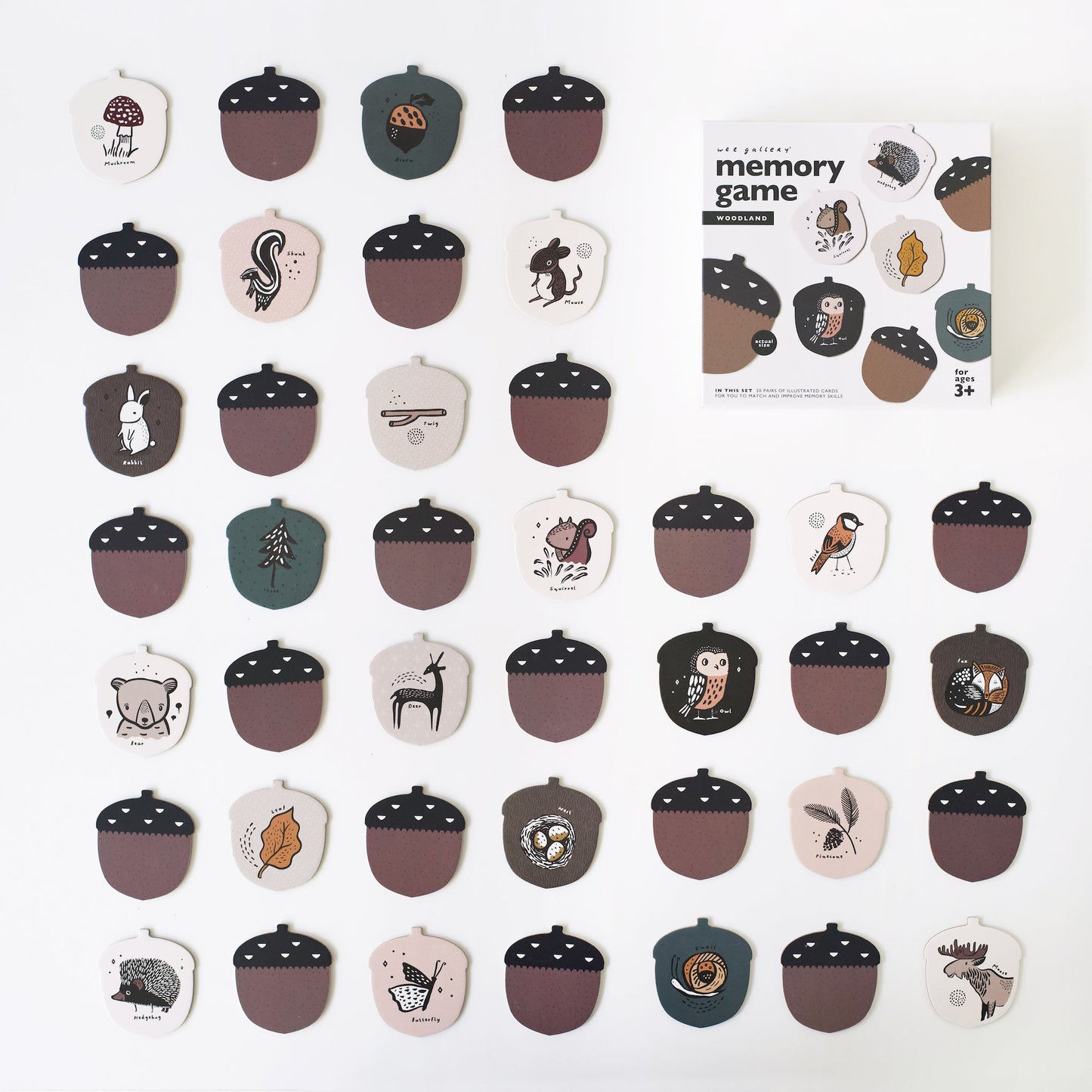 Memory Game - Woodland - Chickadees Wooden Toys