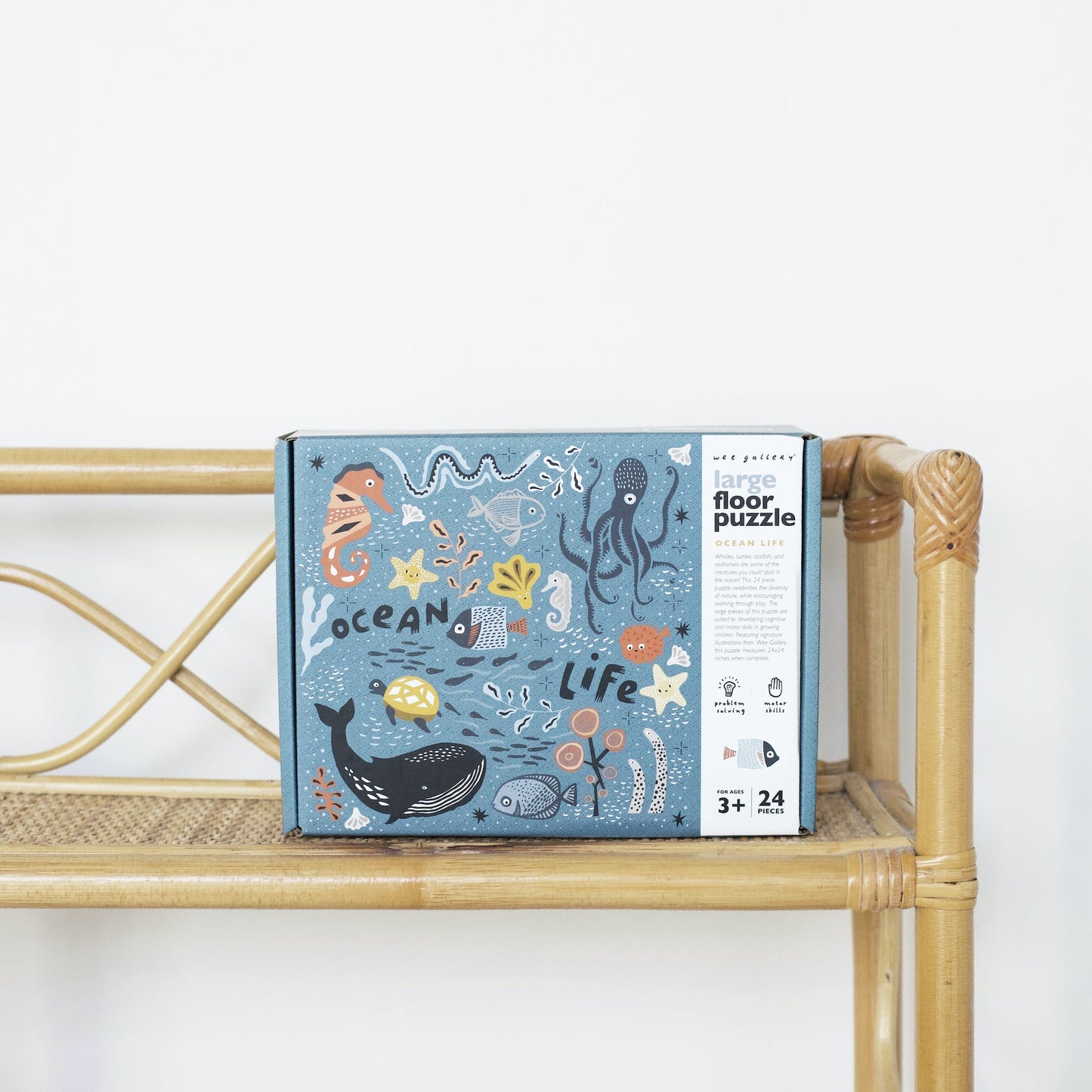 Ocean Life Floor Puzzle - Chickadees Wooden Toys