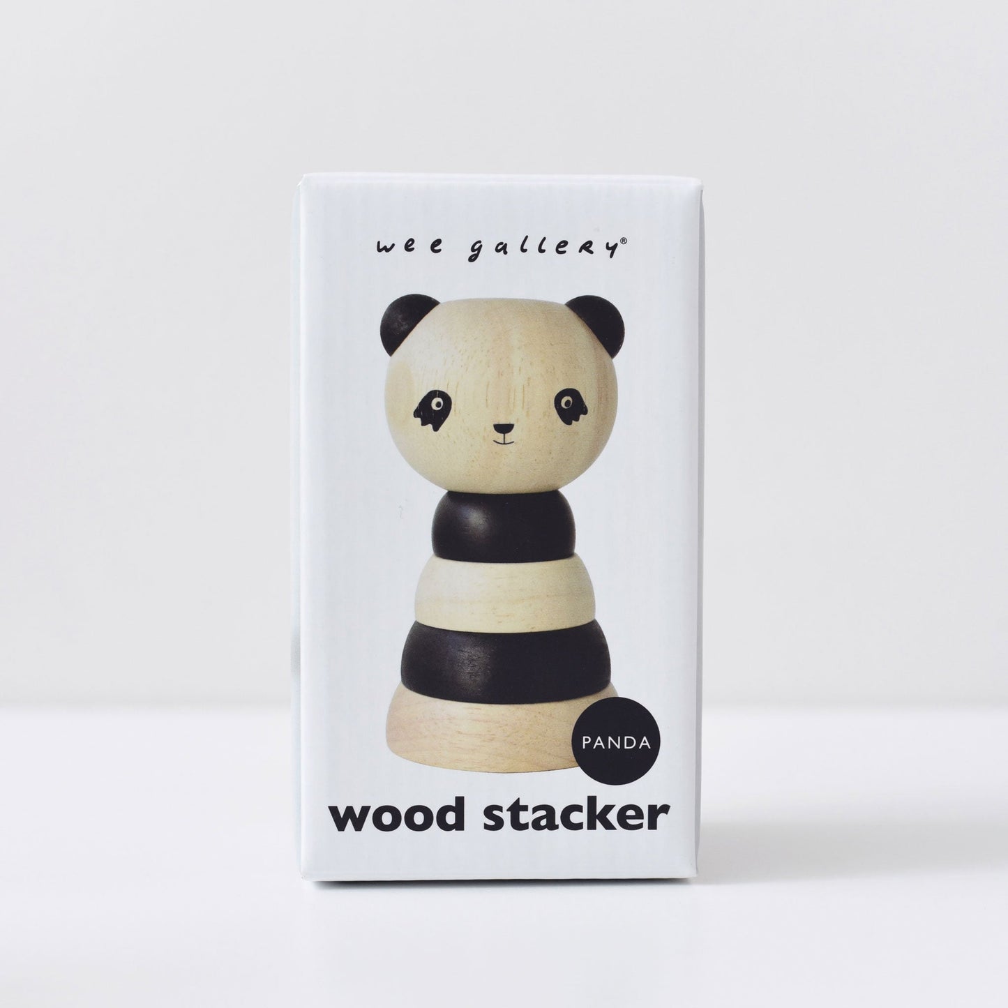 Wood Stacker - Panda - Chickadees Wooden Toys
