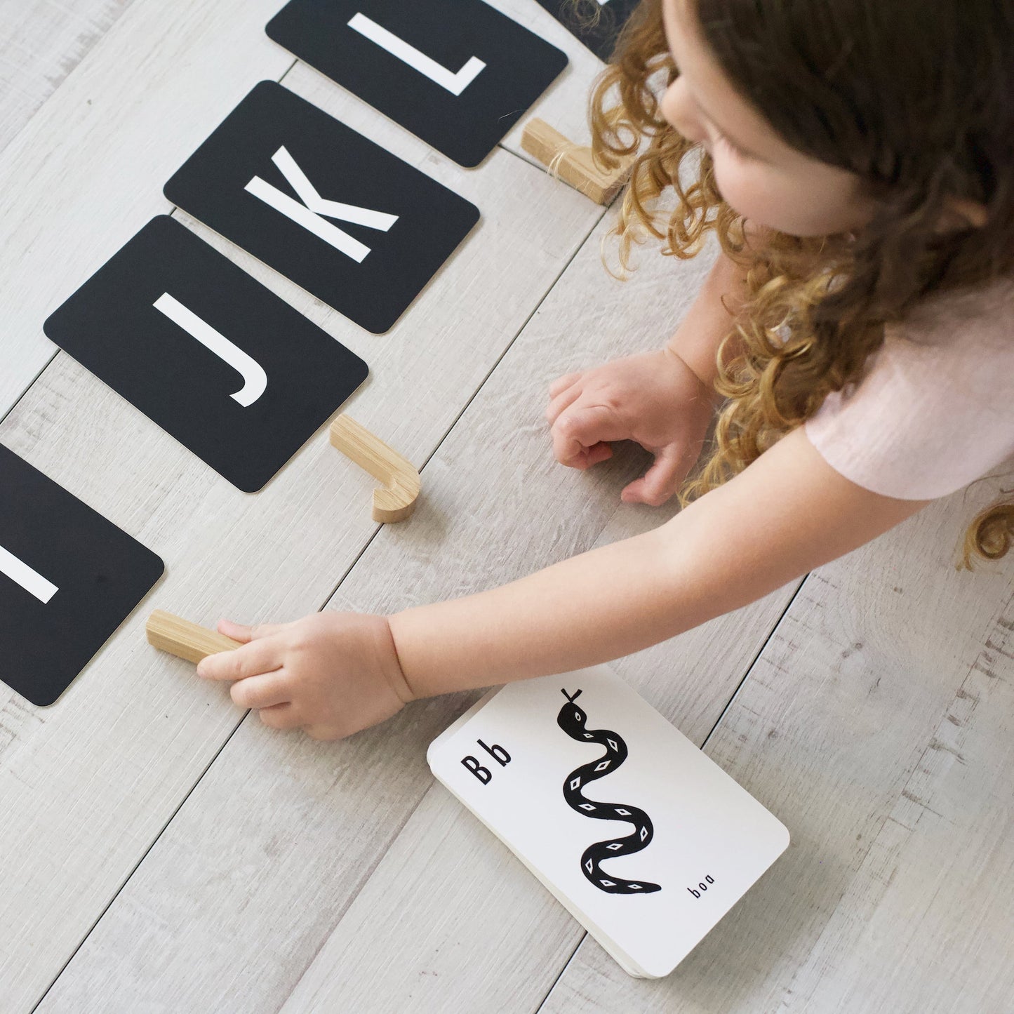 Bamboo Alphabet - Chickadees Wooden Toys