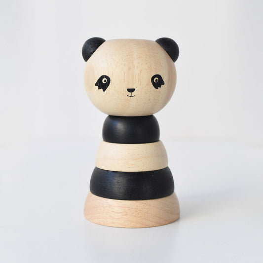 Wood Stacker - Panda - Chickadees Wooden Toys