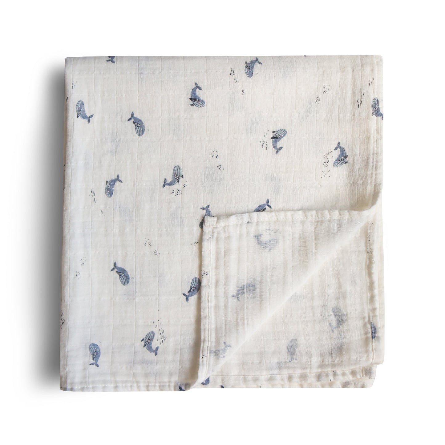 Organic Cotton Muslin Swaddle Blanket - Chickadees Wooden Toys
