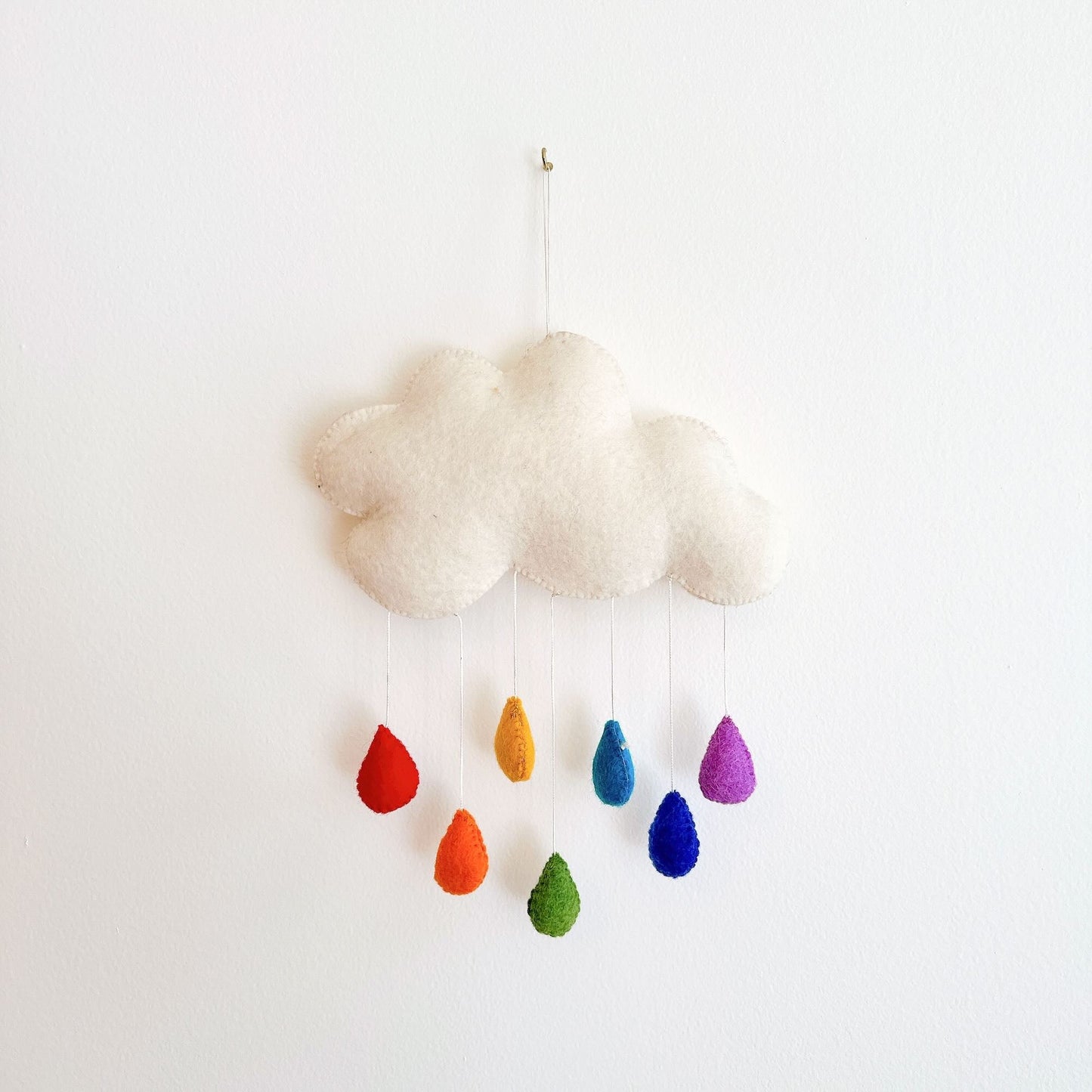 Whimsical Rainbow Drizzle Wall Decor - Chickadees Wooden Toys