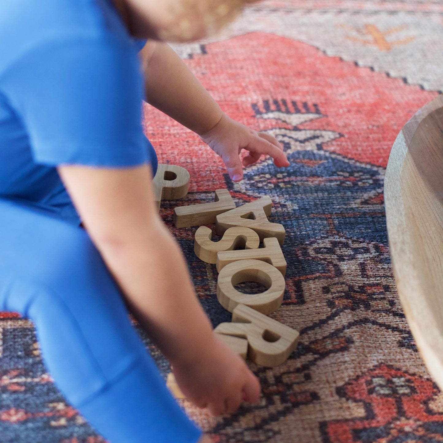 Bamboo Alphabet - Chickadees Wooden Toys