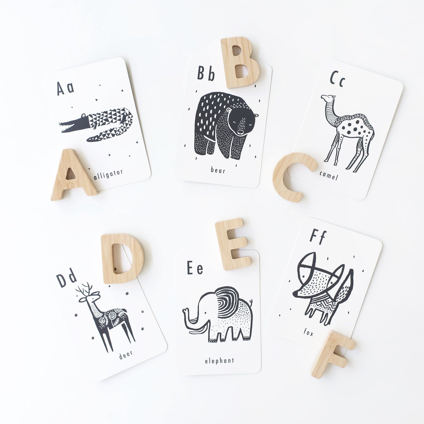Bamboo Alphabet - Chickadees Wooden Toys