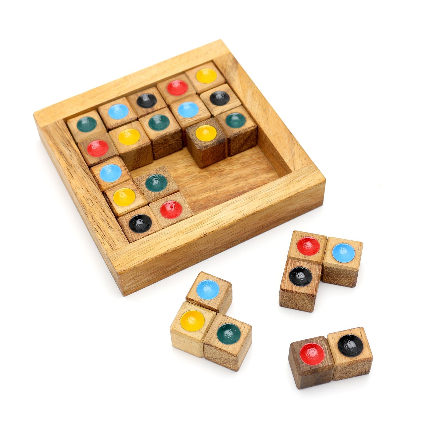 Sudoku Blocks - Chickadees Wooden Toys