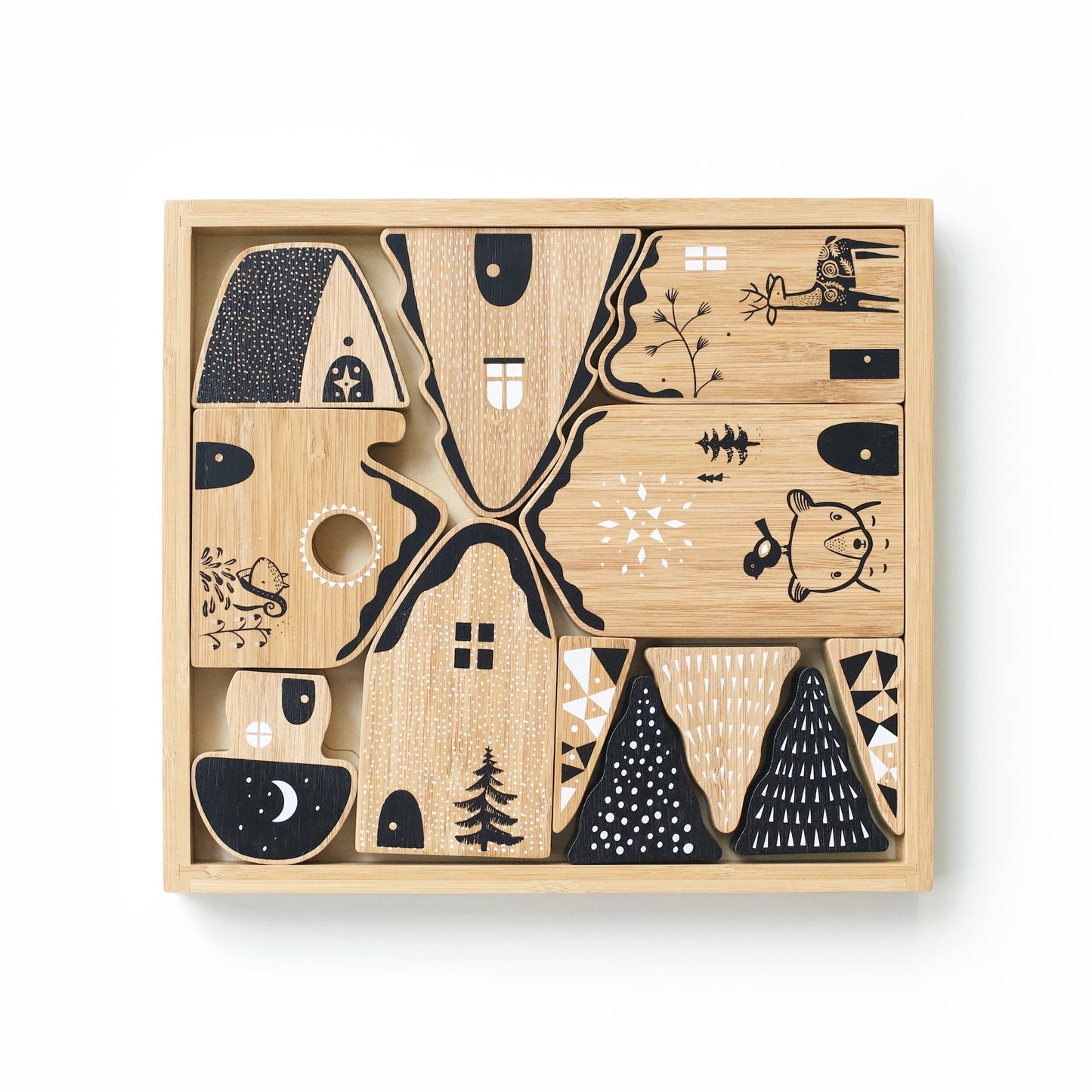 Woodland Village - Chickadees Wooden Toys