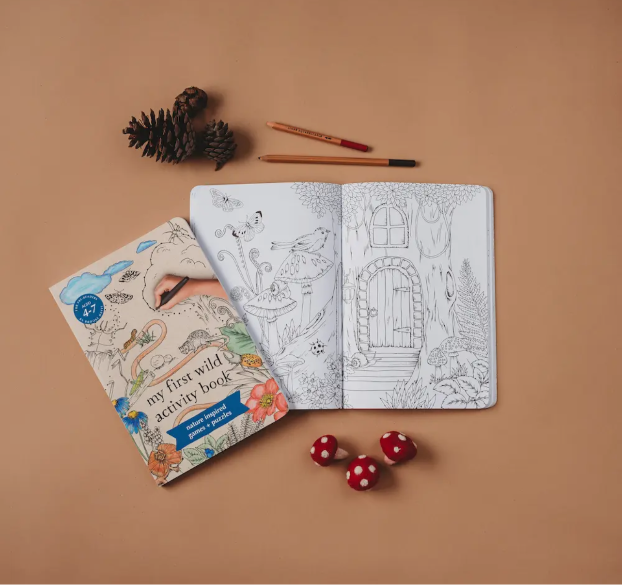 My First Wild Activity Book - Your Wild Books - Chickadees Wooden Toys