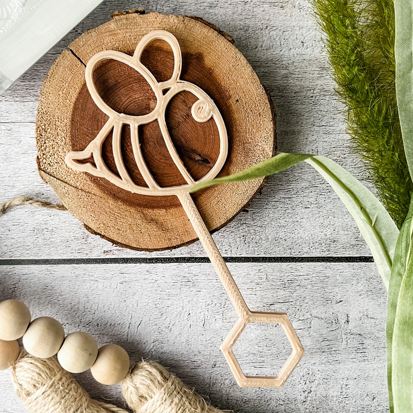 Eco Bubble Wand - Chickadees Wooden Toys