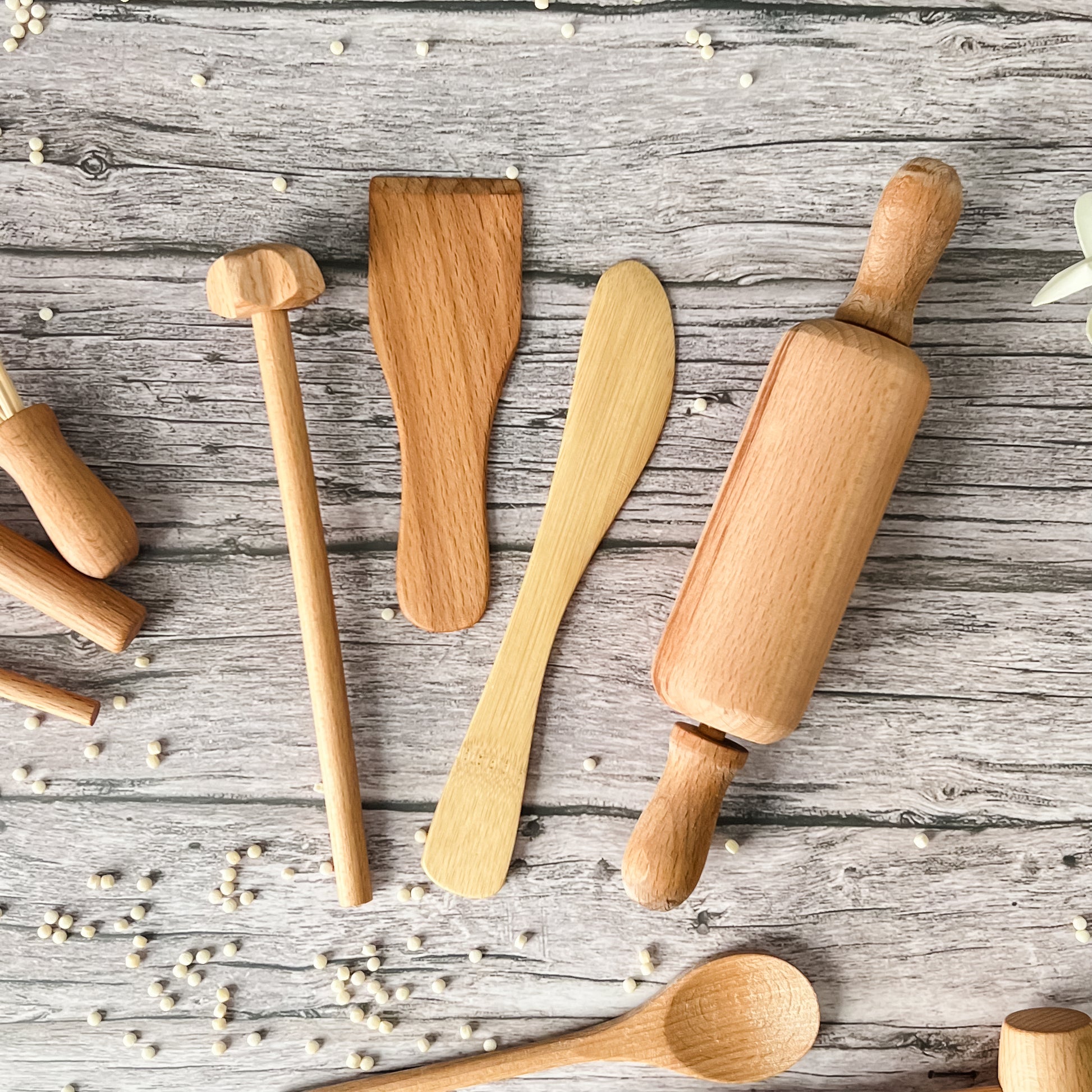 10 Piece Wooden Tools Set - Chickadees Wooden Toys