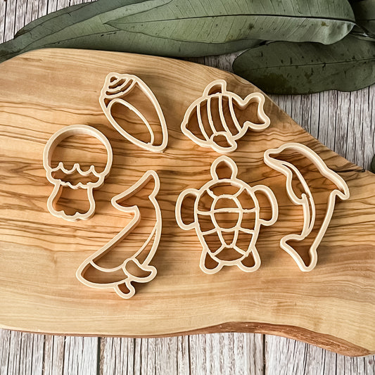 Mini Under the Sea Eco Cutter Set - Chickadees Wooden Toys