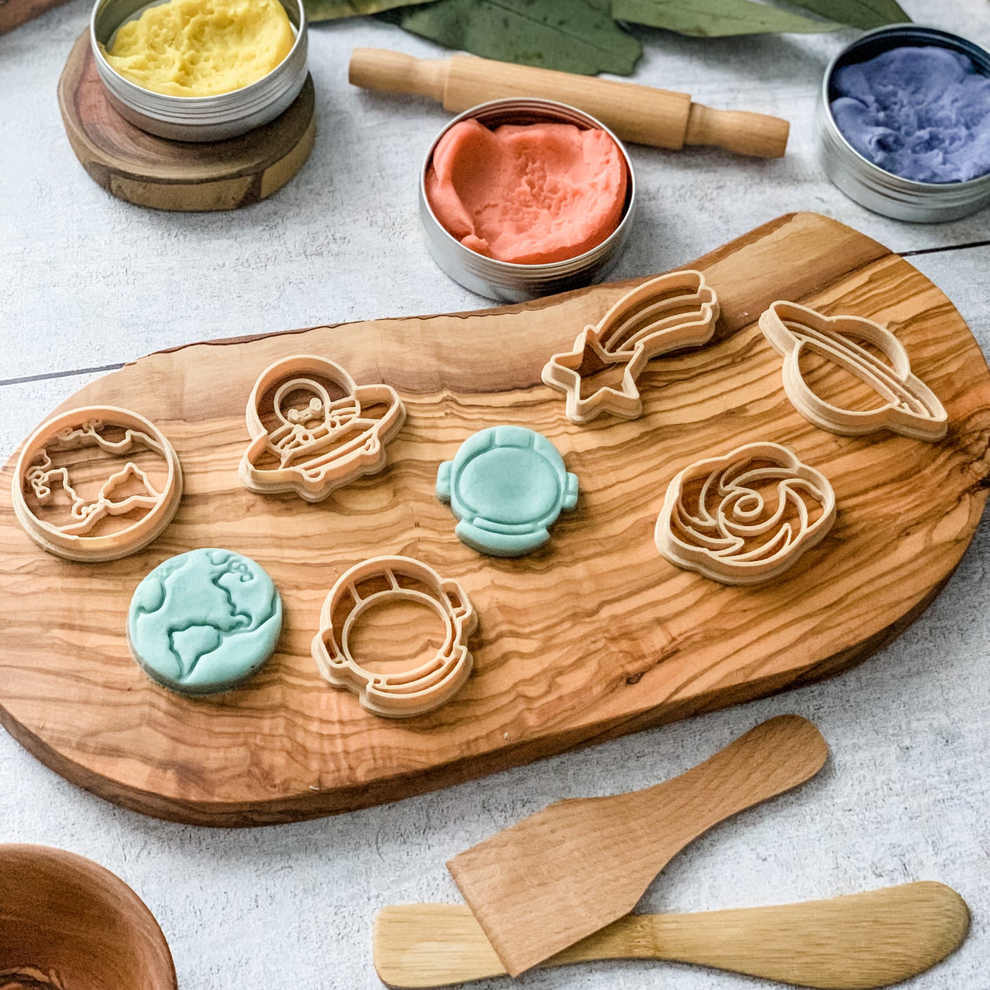 Mini Space Eco Cutters - Chickadees Wooden Toys